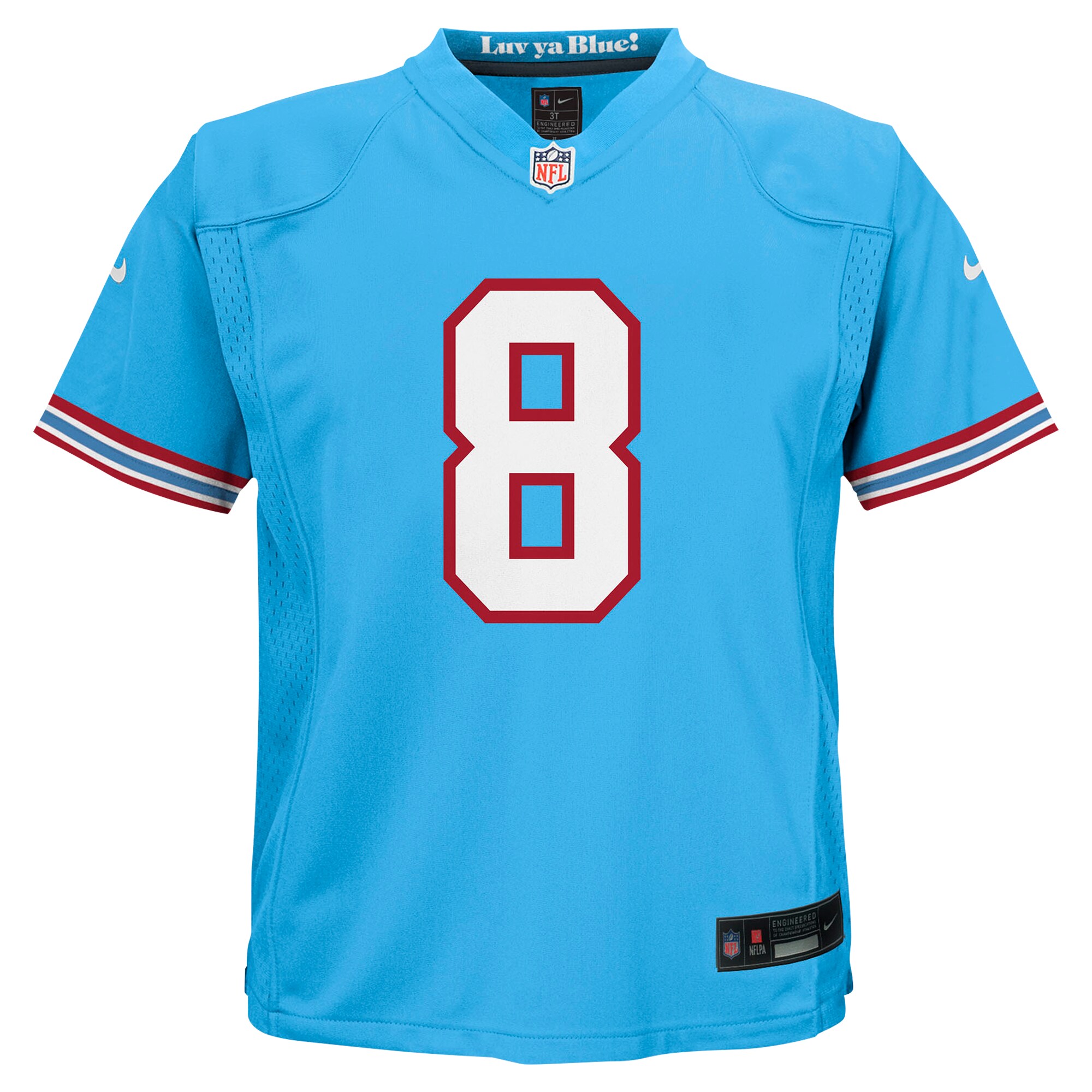 Will Levis Tennessee Titans Nike Preschool Alternate Player Game Jersey – Light Blue Clowdercats