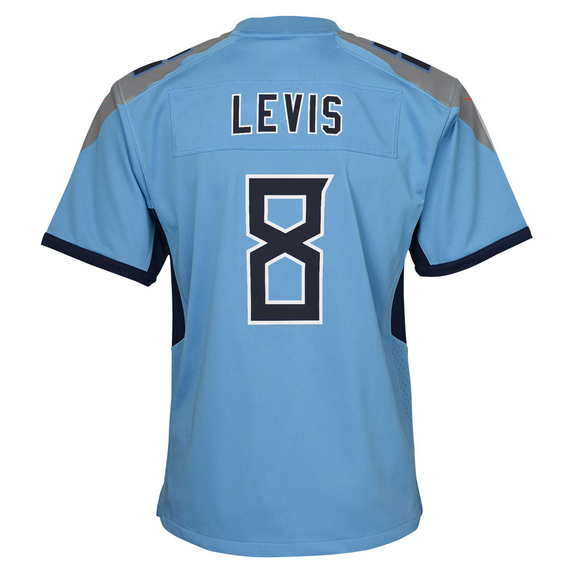 Will Levis Tennessee Titans Nike Youth Game Jersey – Light Blue Clowdercats