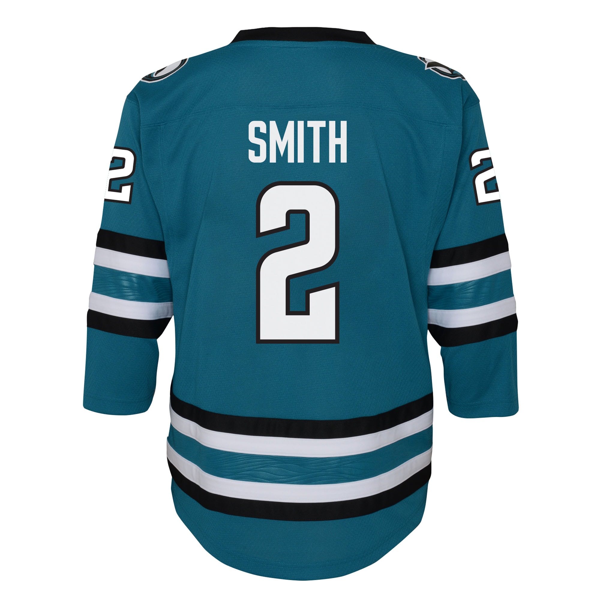 Will Smith San Jose Sharks Youth Home Replica Player Jersey – Teal Clowdercats