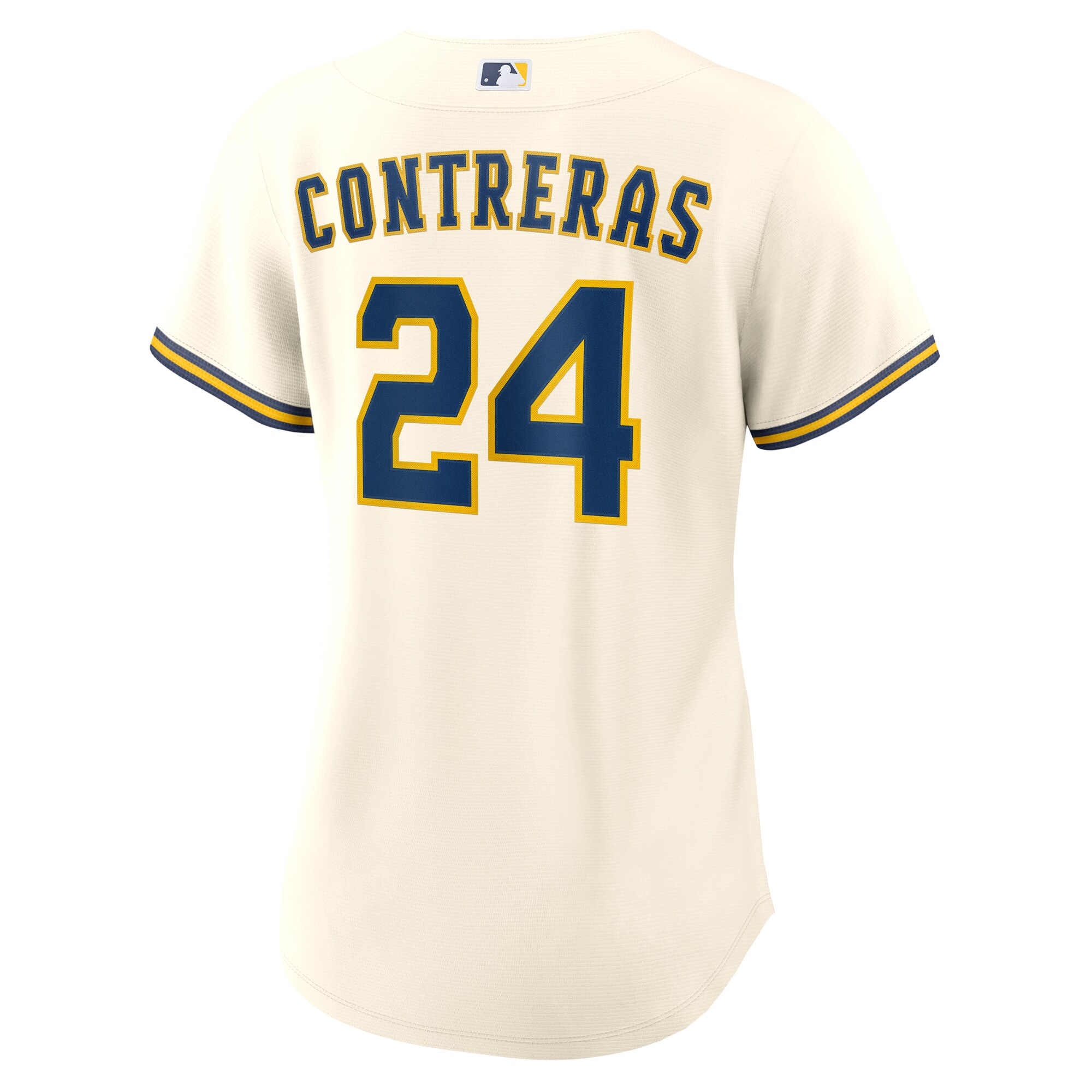 William Contreras Milwaukee Brewers Nike Women’s Home Replica Jersey – Cream