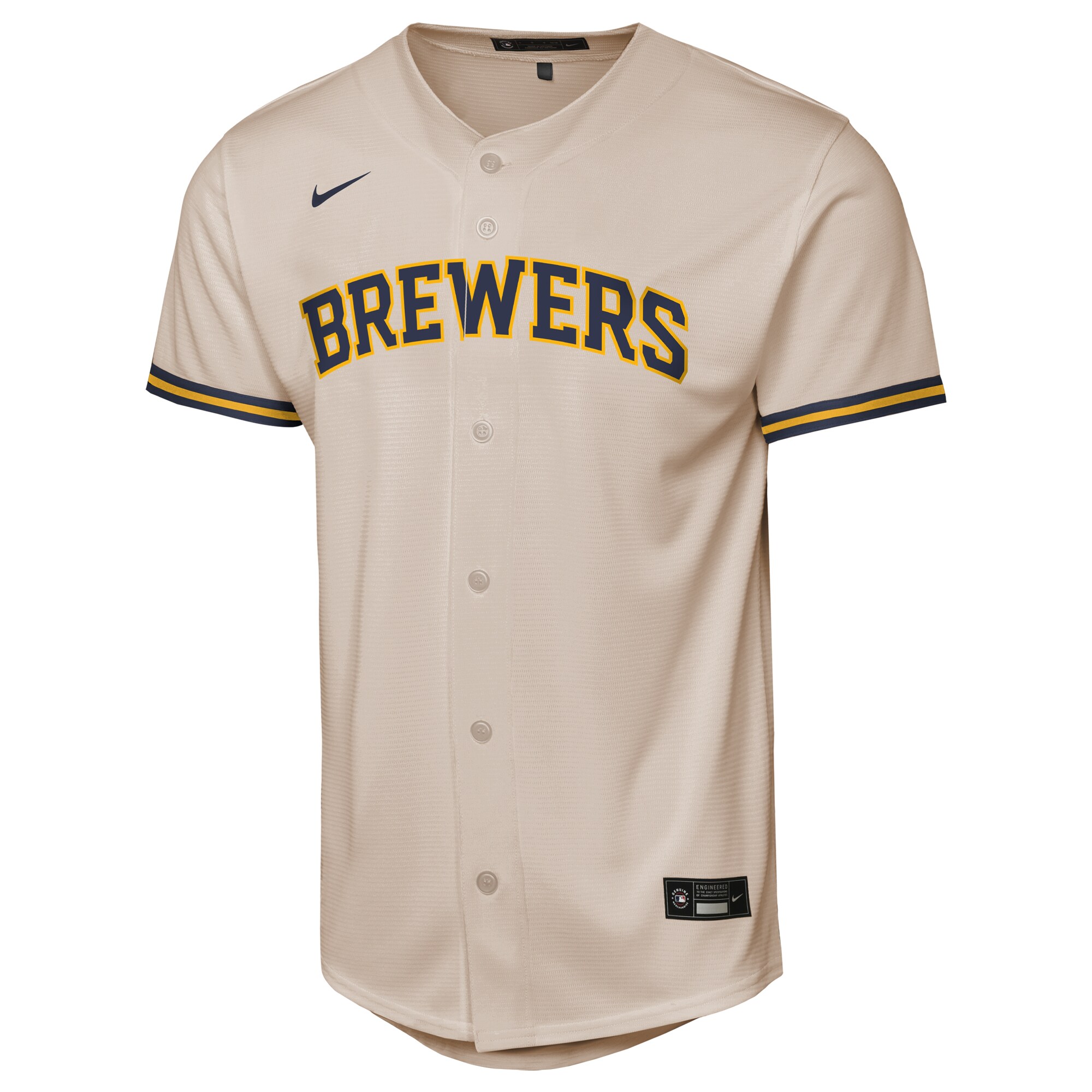 William Contreras Milwaukee Brewers Nike Youth Home Replica Jersey – Cream