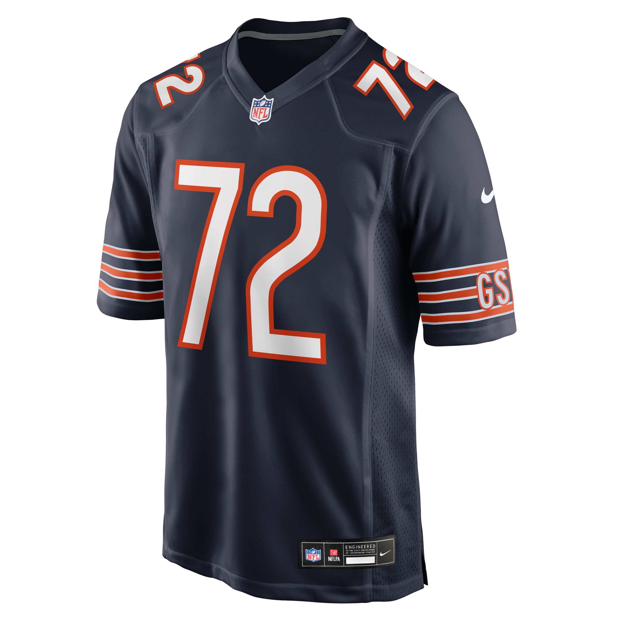 William Perry Chicago Bears Nike Game Retired Player Jersey – Navy Clowdercats