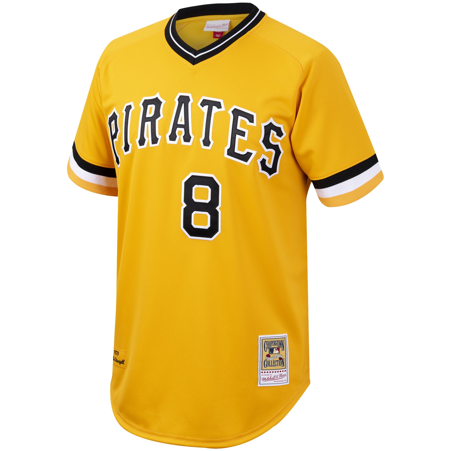 Willie Stargell Pittsburgh Pirates Mitchell & Ness Cooperstown Collection Authentic Jersey – Gold
