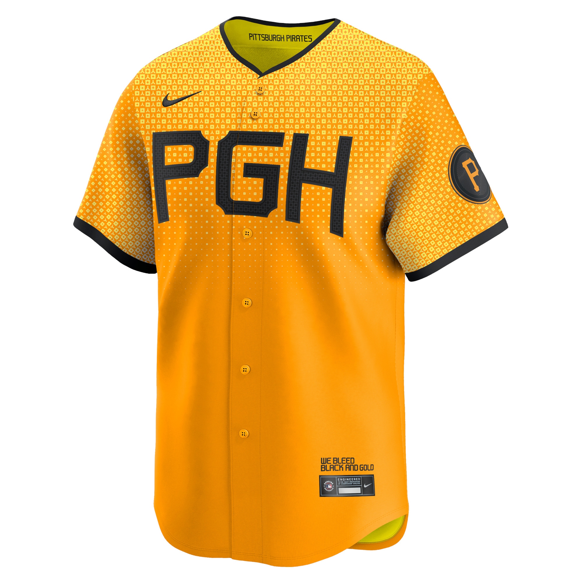 Willie Stargell Pittsburgh Pirates Nike City Connect Limited Player Jersey – Gold
