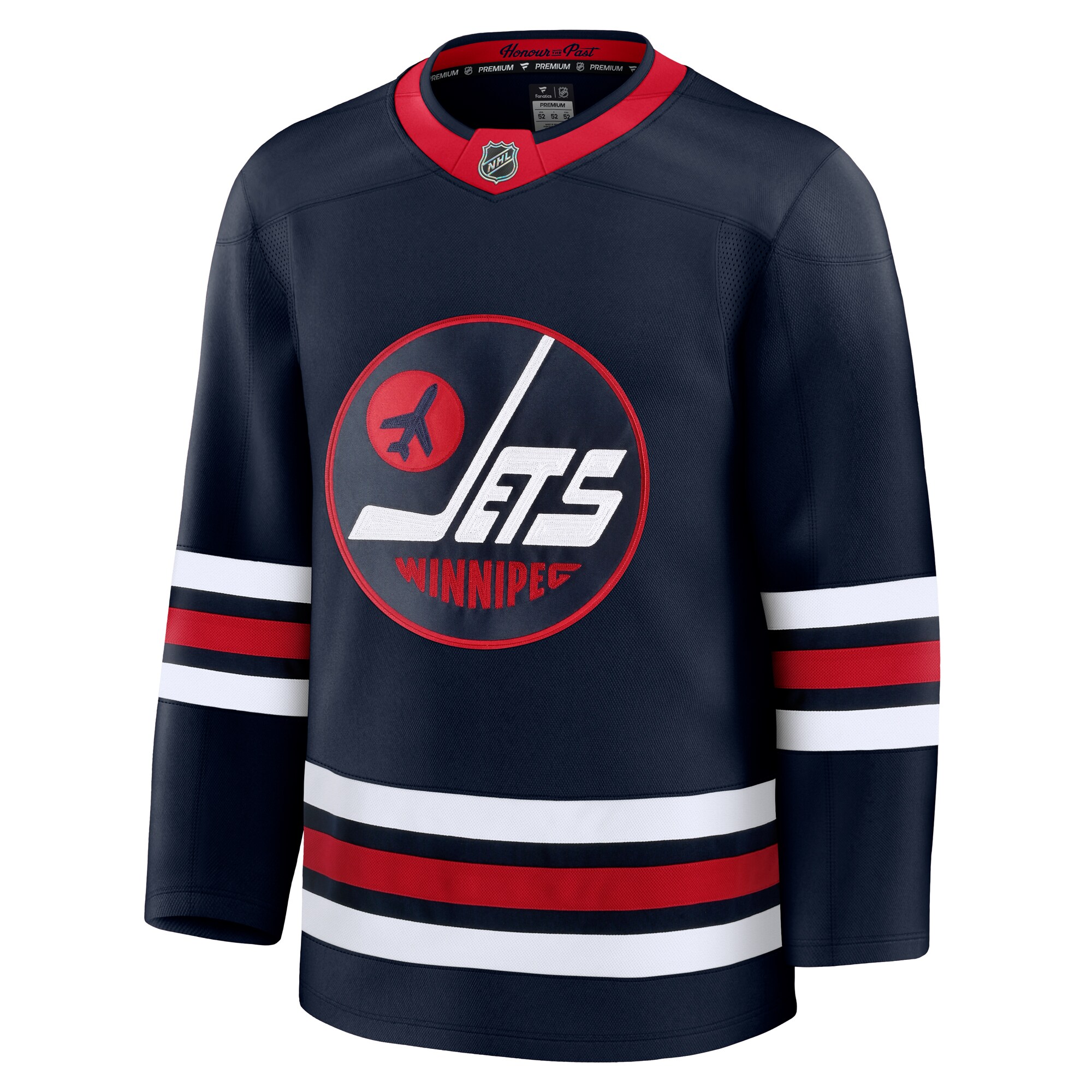 Winnipeg Jets Fanatics Alternate Premium Jersey – Navy Clowdercats