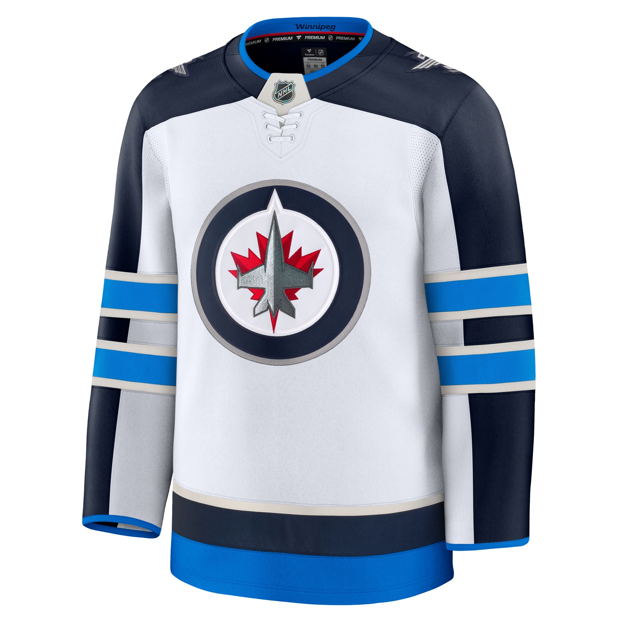 Winnipeg Jets Fanatics Away Premium Jersey – White Clowdercats