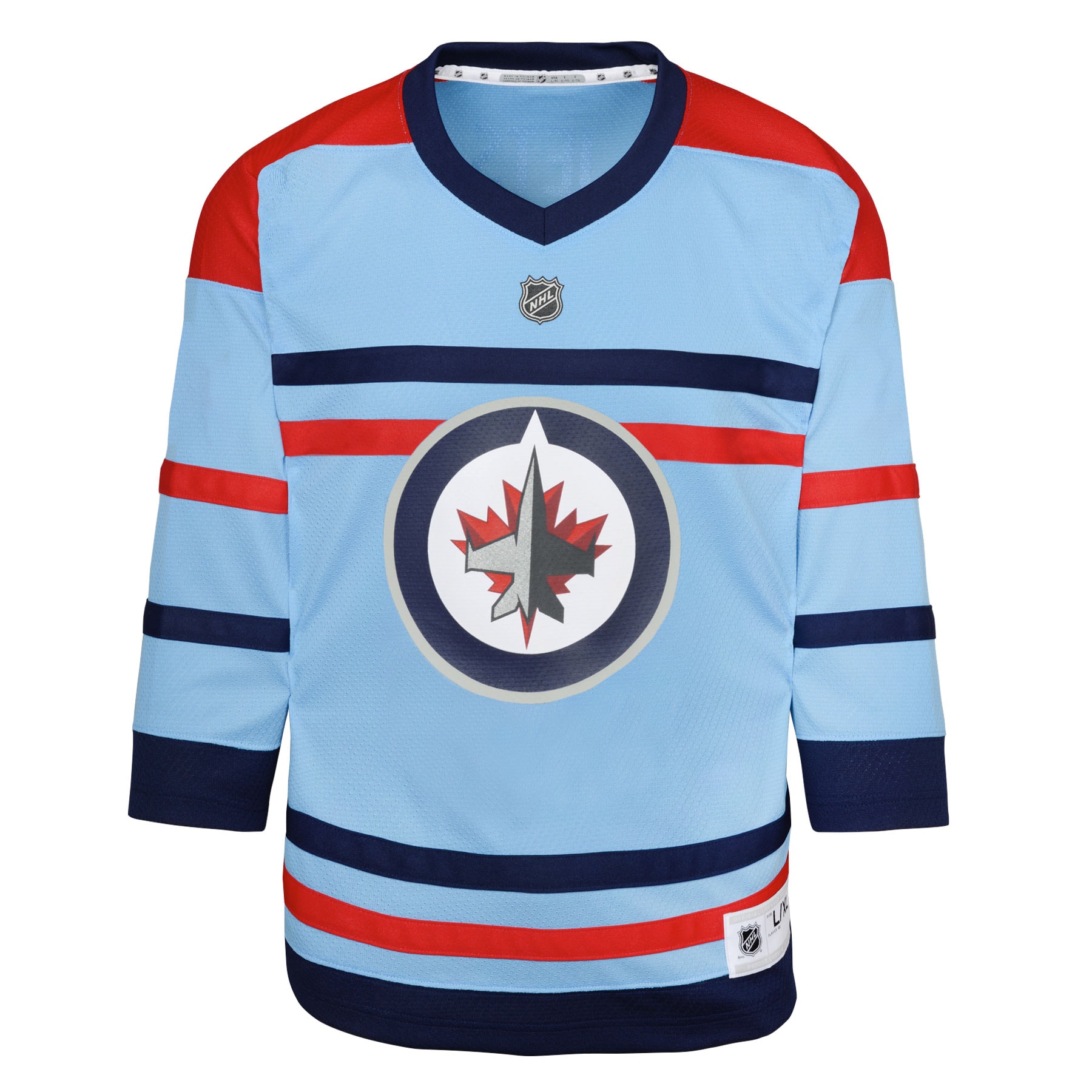 Winnipeg Jets Preschool Anniversary Replica Jersey – Light Blue Clowdercats