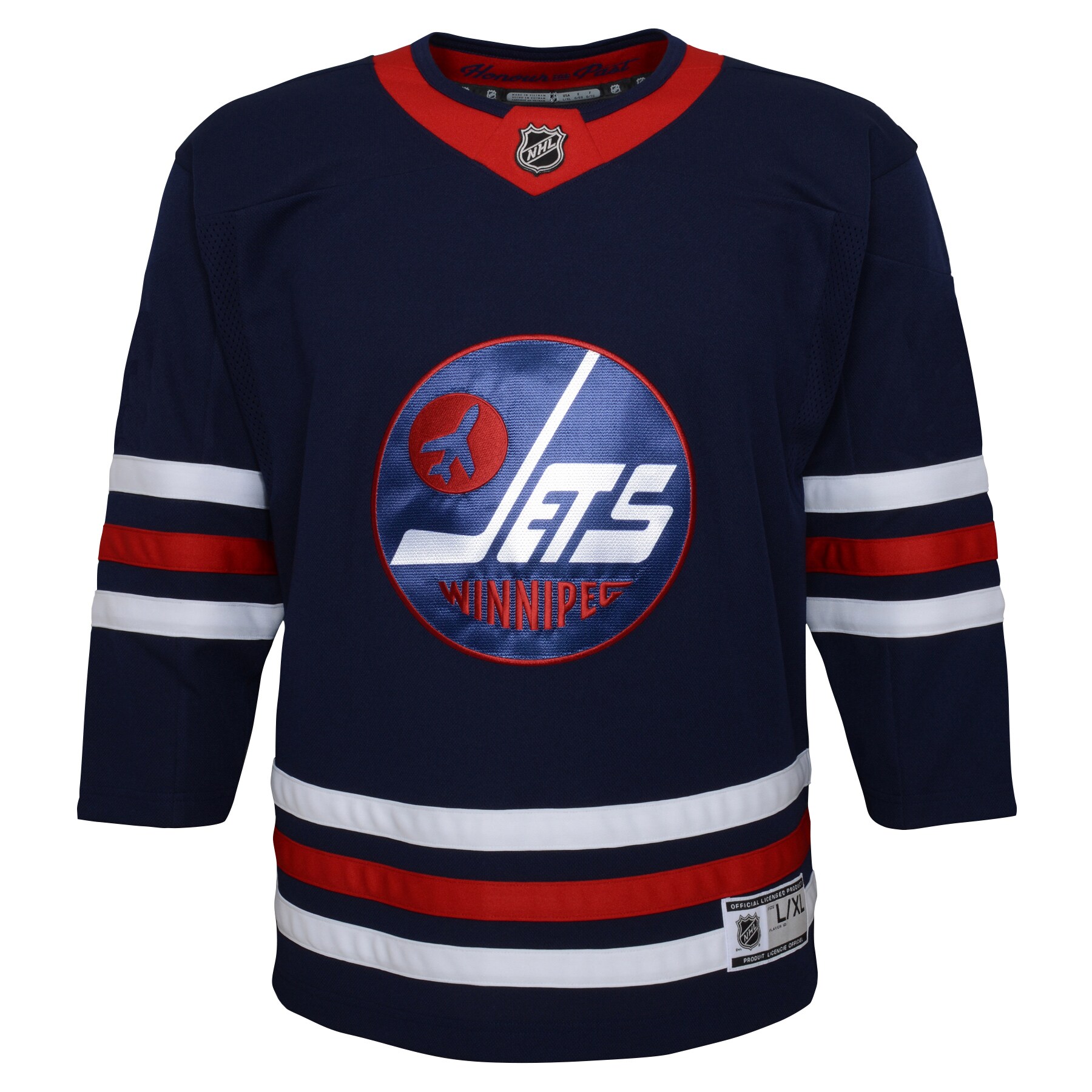 Winnipeg Jets Youth 2021/22 Alternate Premier Jersey – Navy Clowdercats
