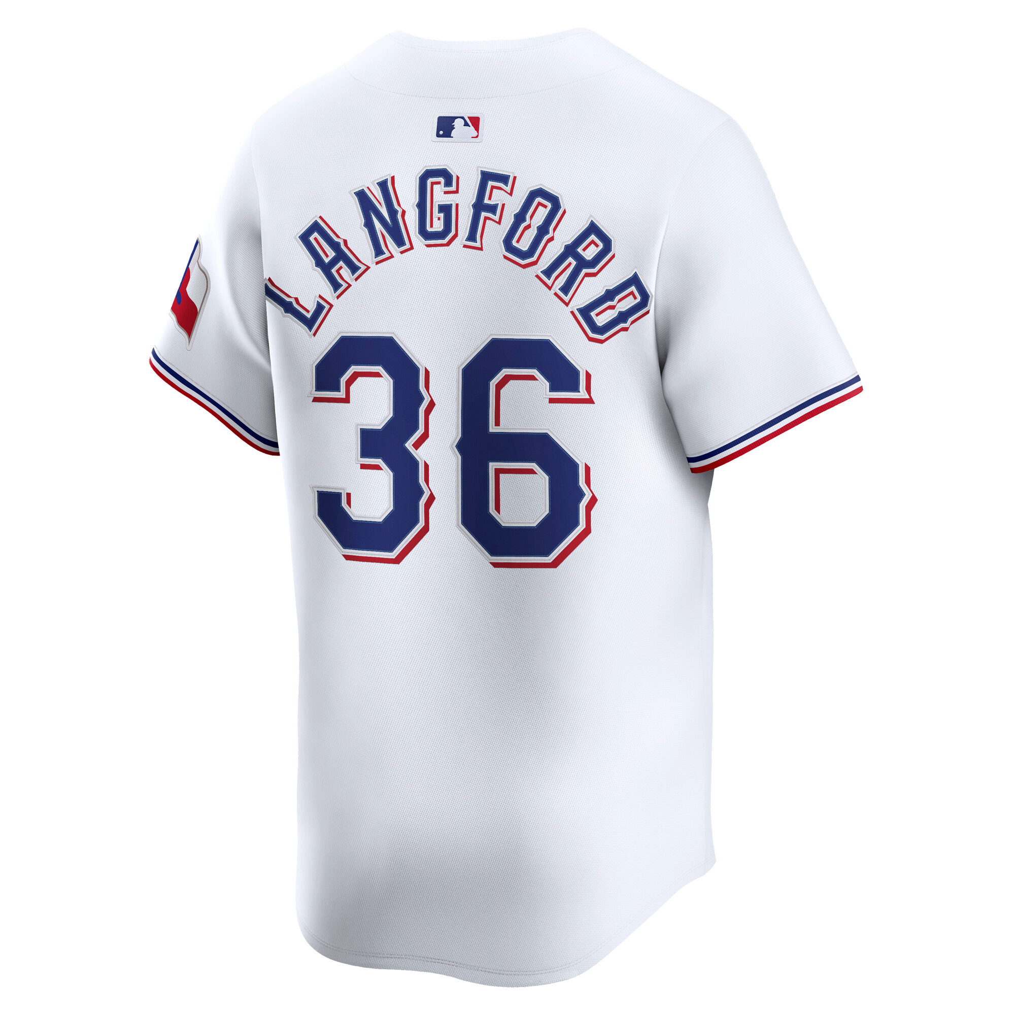 Wyatt Langford Texas Rangers Nike Home Limited Player Jersey – White