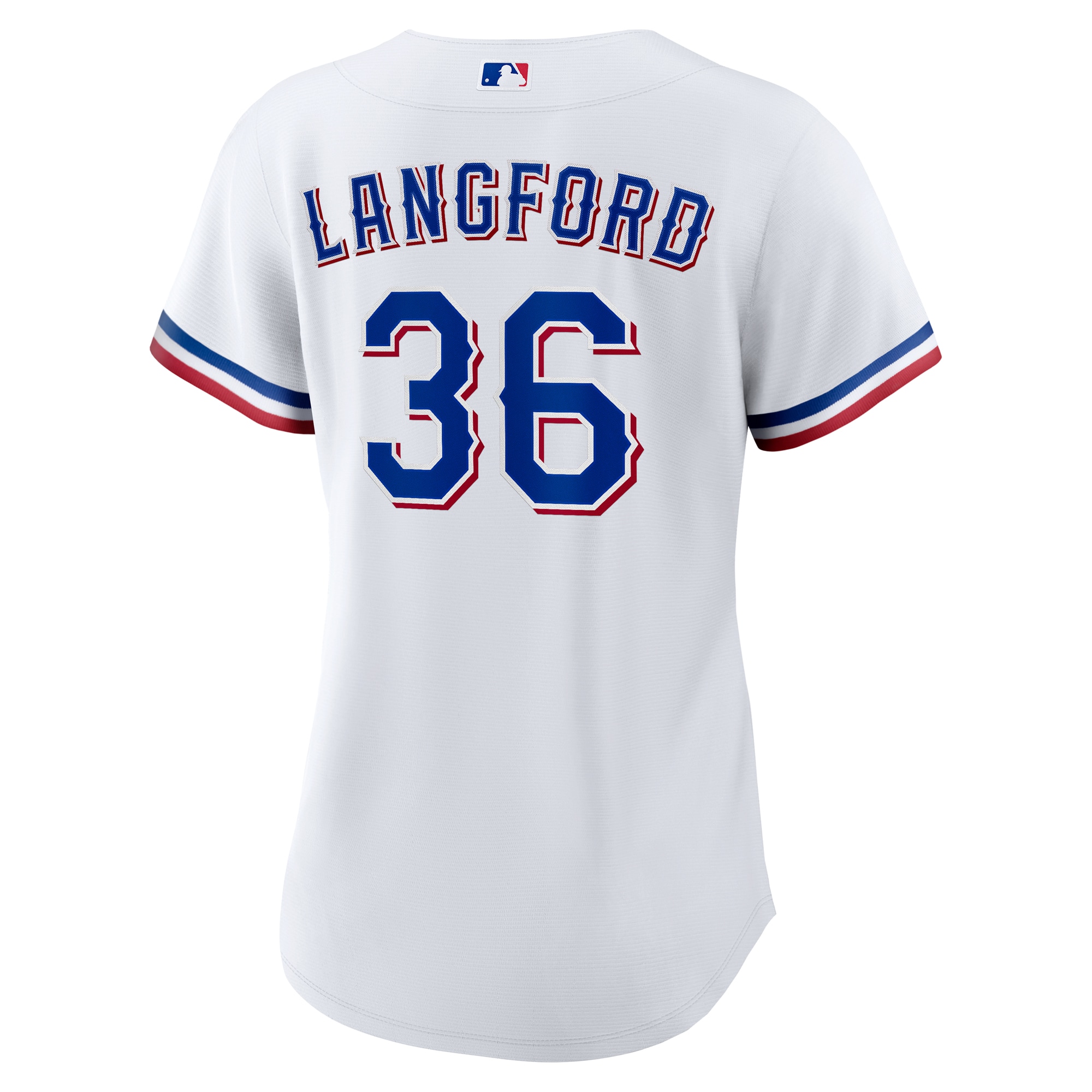 Wyatt Langford Texas Rangers Nike Women’s Home Replica Jersey – White
