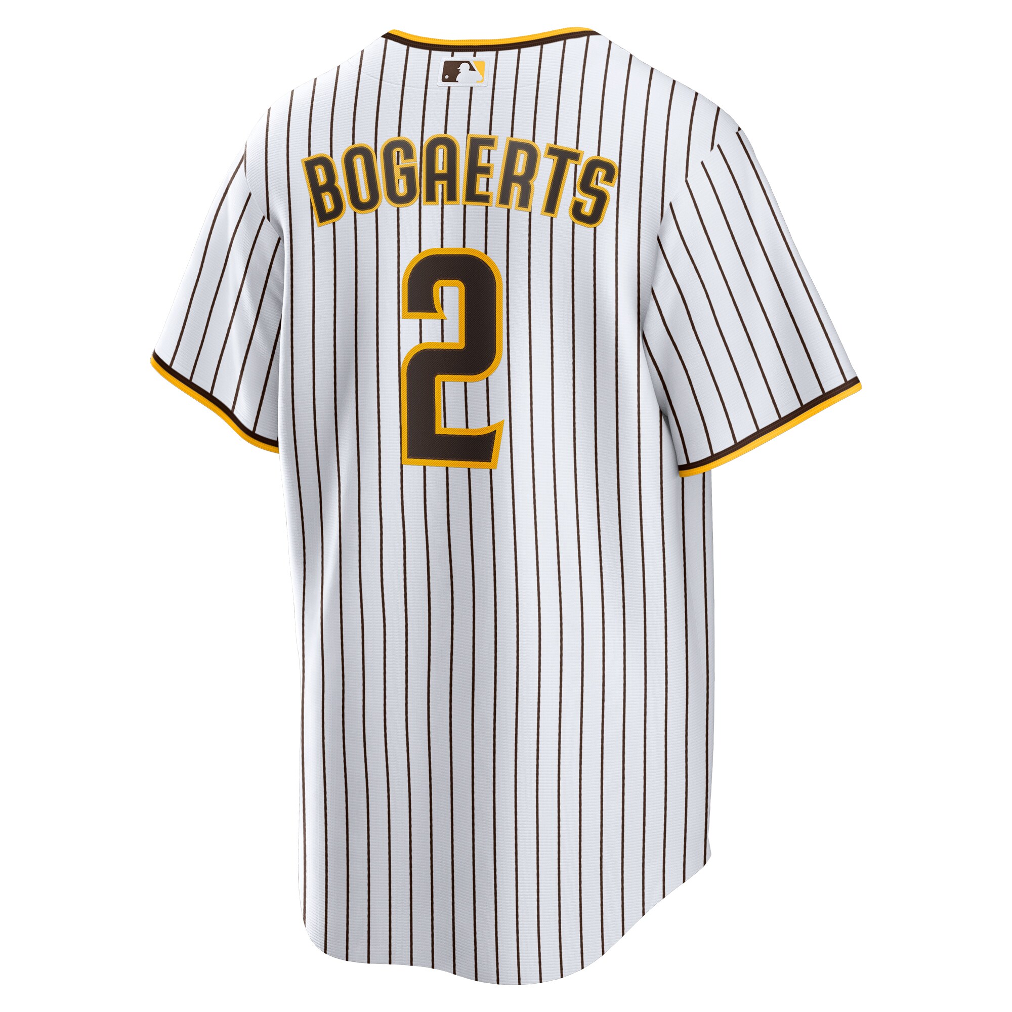 Xander Bogaerts San Diego Padres Nike Home Official Replica Player Jersey – White/Brown