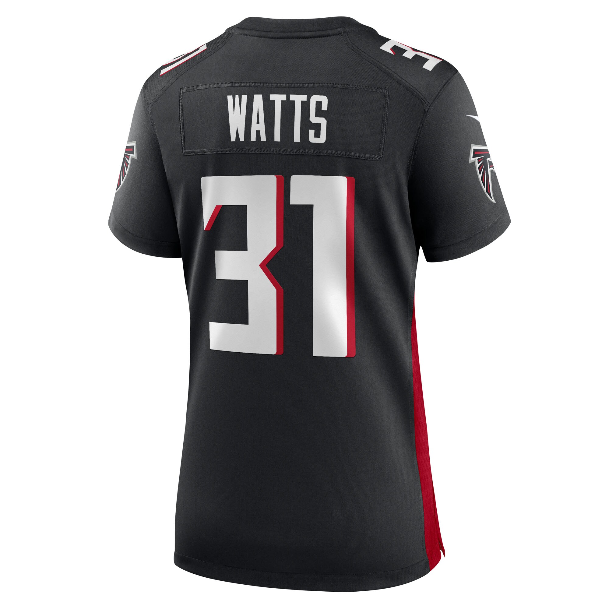 Xavier Watts Atlanta Falcons Nike Women’s Team Game Jersey – Black Clowdercats