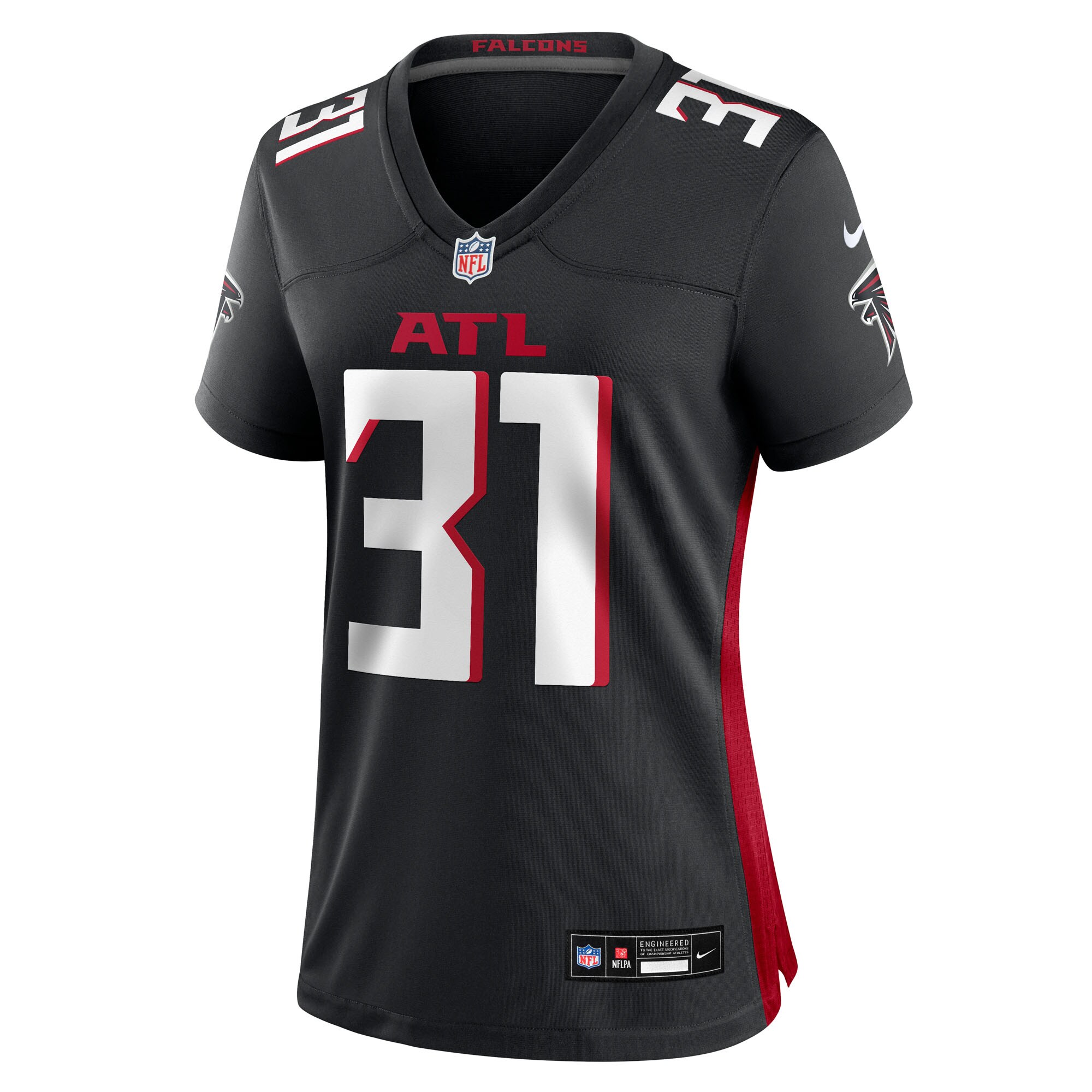 Xavier Watts Atlanta Falcons Nike Women’s Team Game Jersey – Black Clowdercats