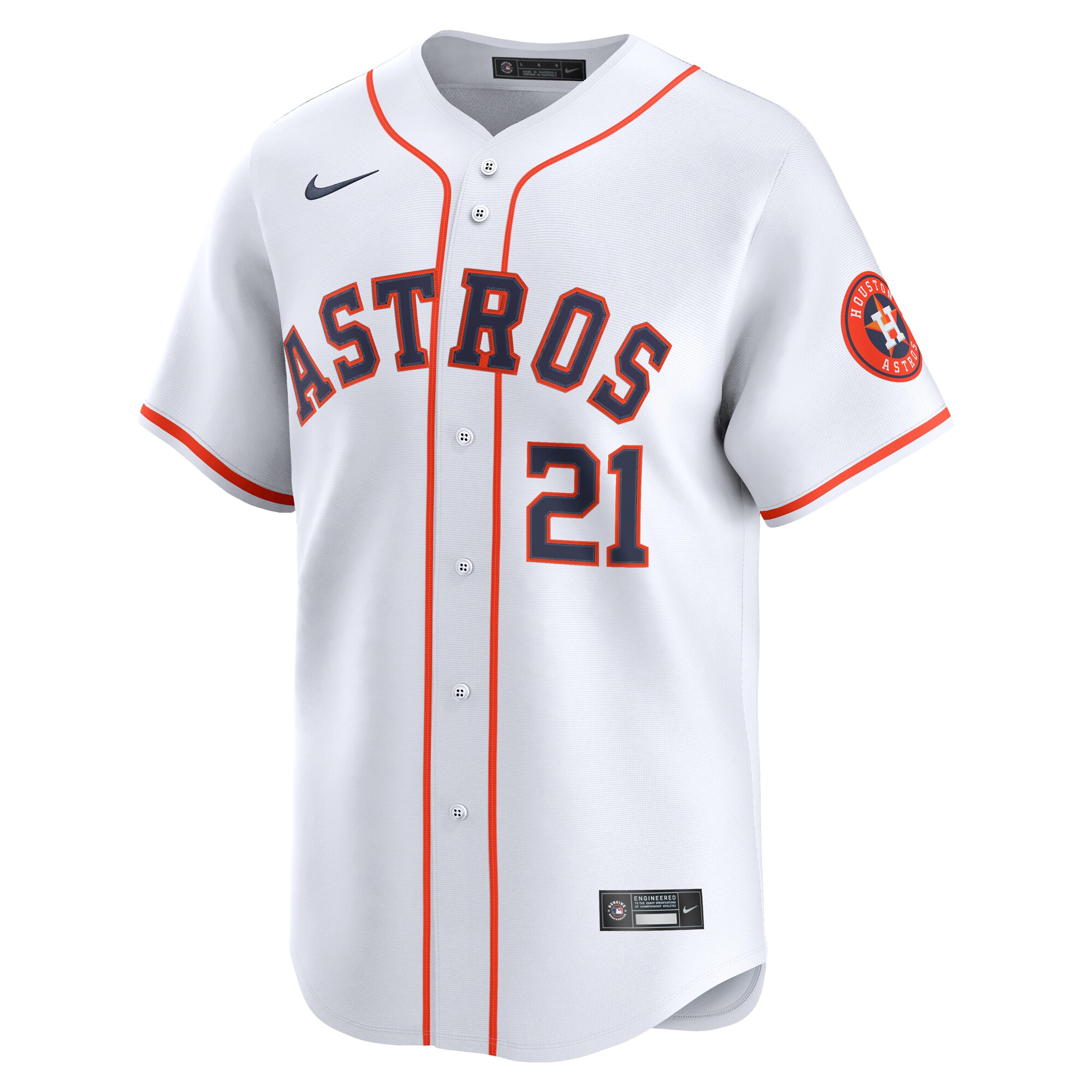 Yainer Diaz Houston Astros Nike Home Limited Player Jersey – White