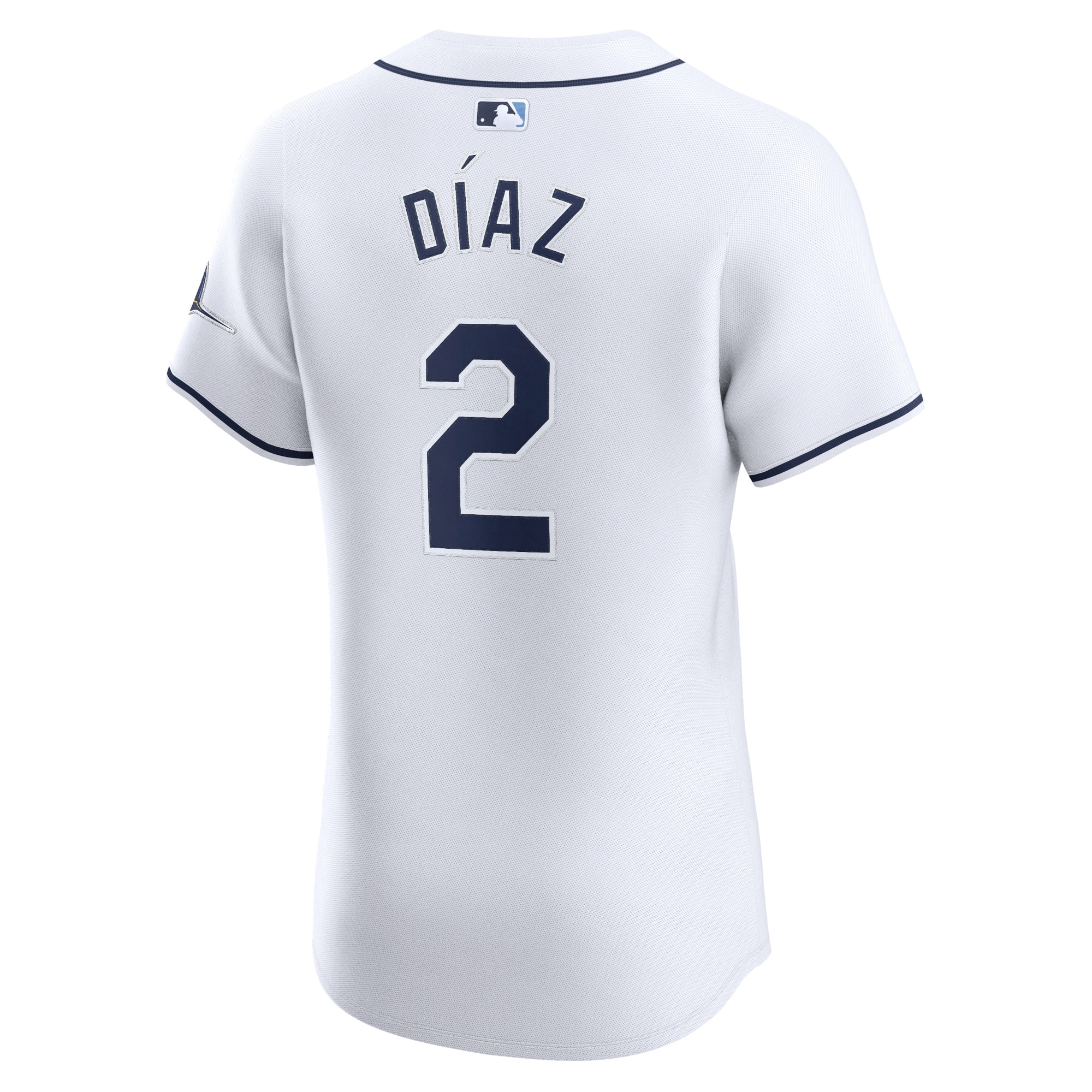 Yandy Diaz Tampa Bay Rays Nike Home Elite Player Jersey – White