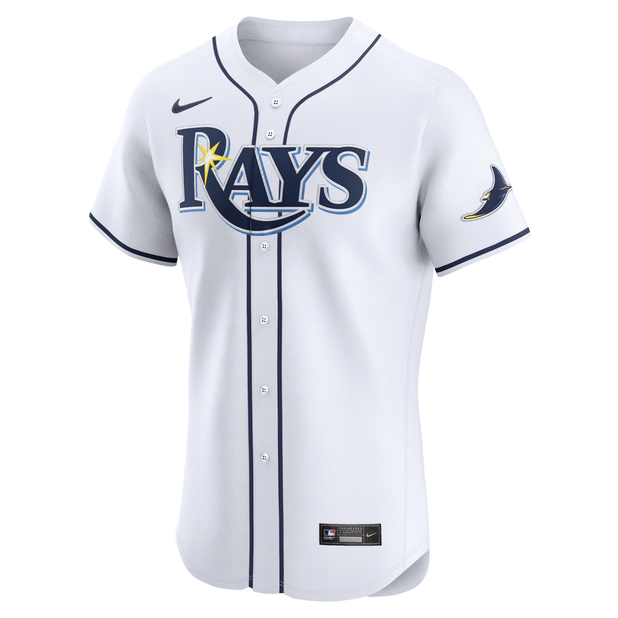 Yandy Diaz Tampa Bay Rays Nike Home Elite Player Jersey – White