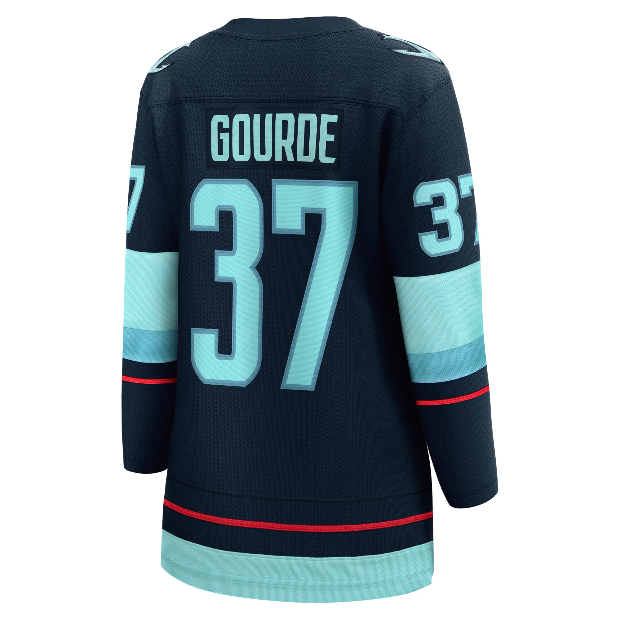 Yanni Gourde Seattle Kraken Fanatics Women’s Home Breakaway Player Jersey – Navy Clowdercats