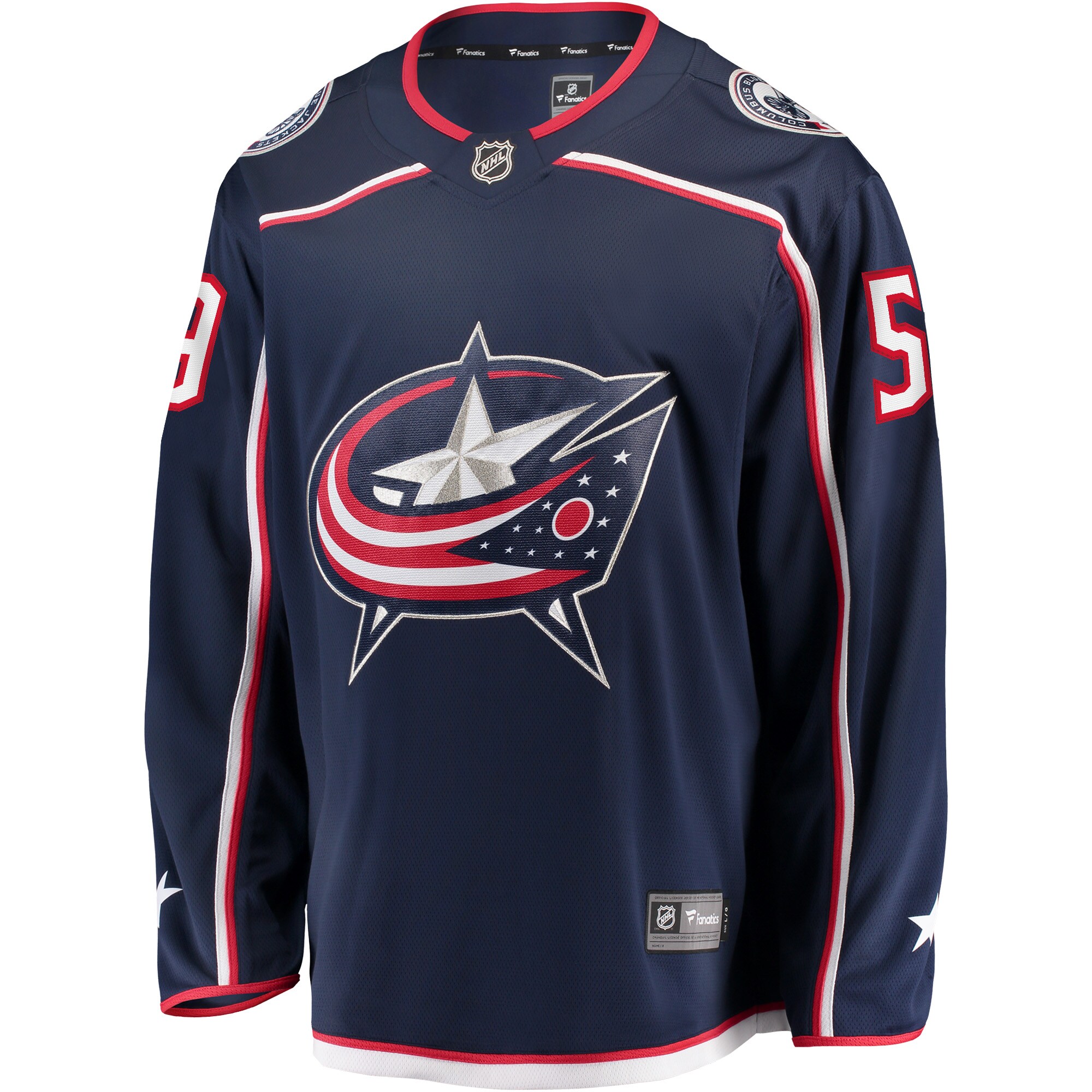 Yegor Chinakhov Columbus Blue Jackets Fanatics Home Breakaway Player Jersey – Navy Clowdercats