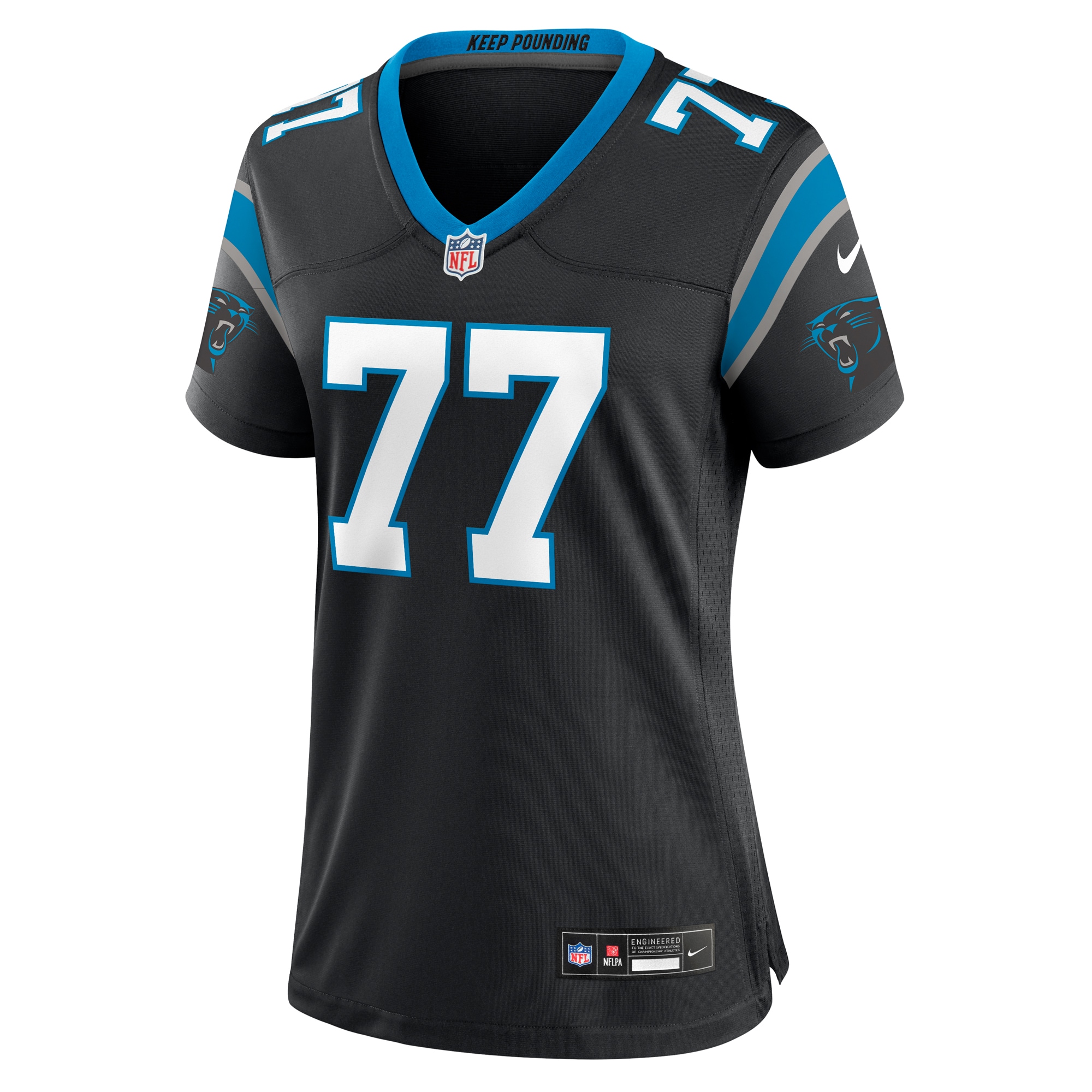 Yosh Nijman Carolina Panthers Nike Women’s Game Jersey – Black Clowdercats