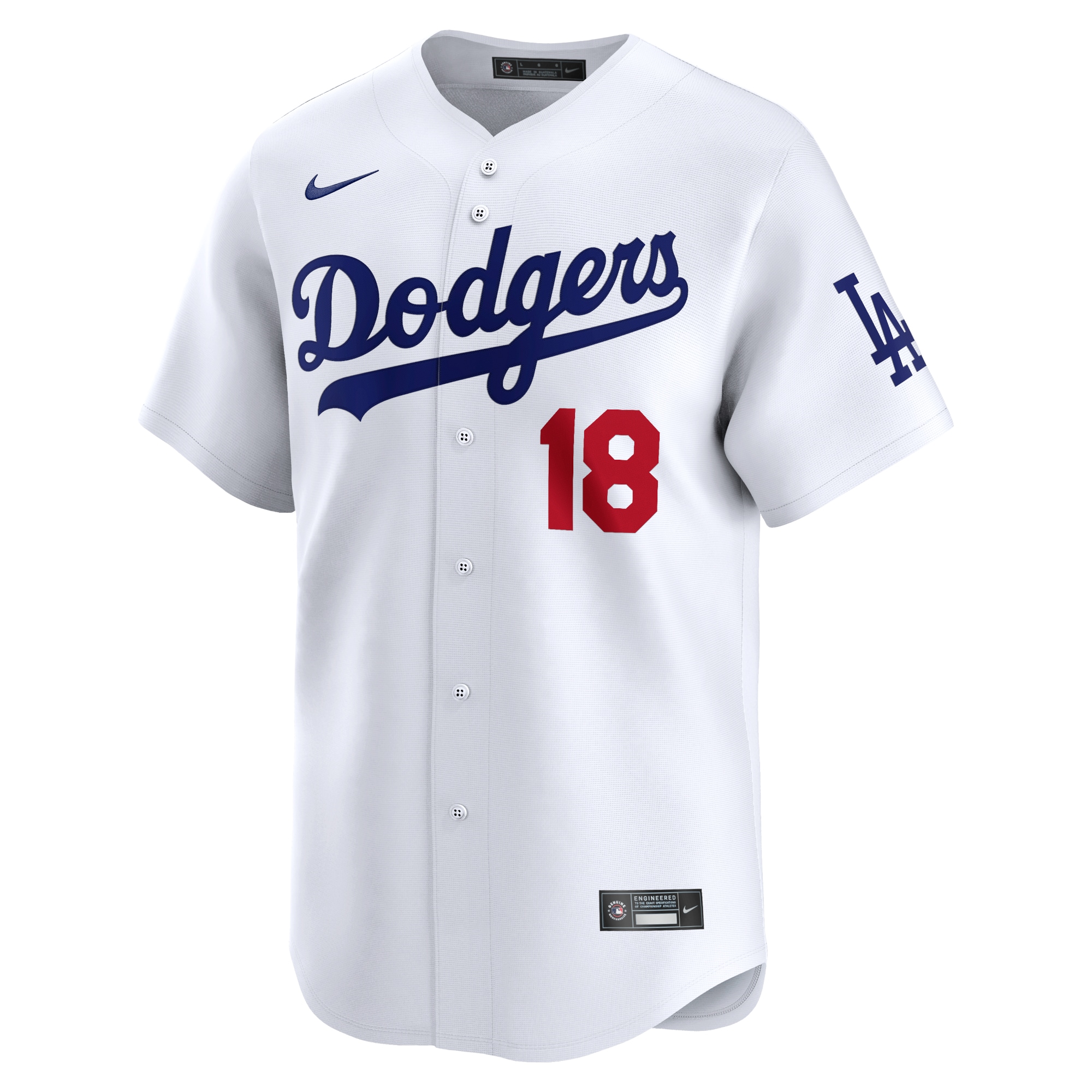 Yoshinobu Yamamoto Los Angeles Dodgers Nike Home Limited Player Jersey – White