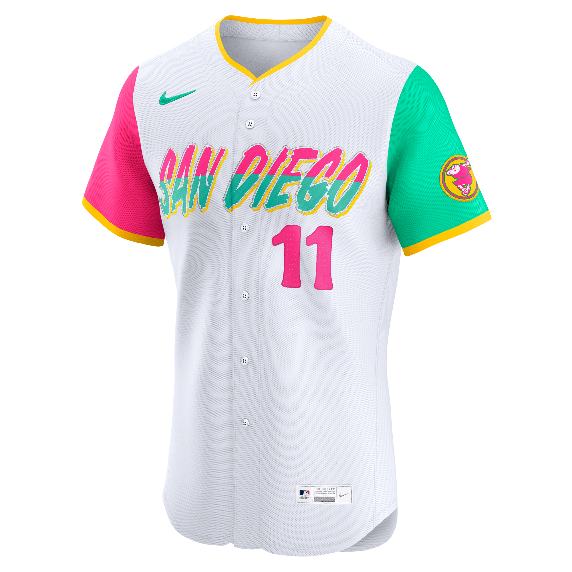 Yu Darvish San Diego Padres Nike City Connect Elite Player Jersey – White