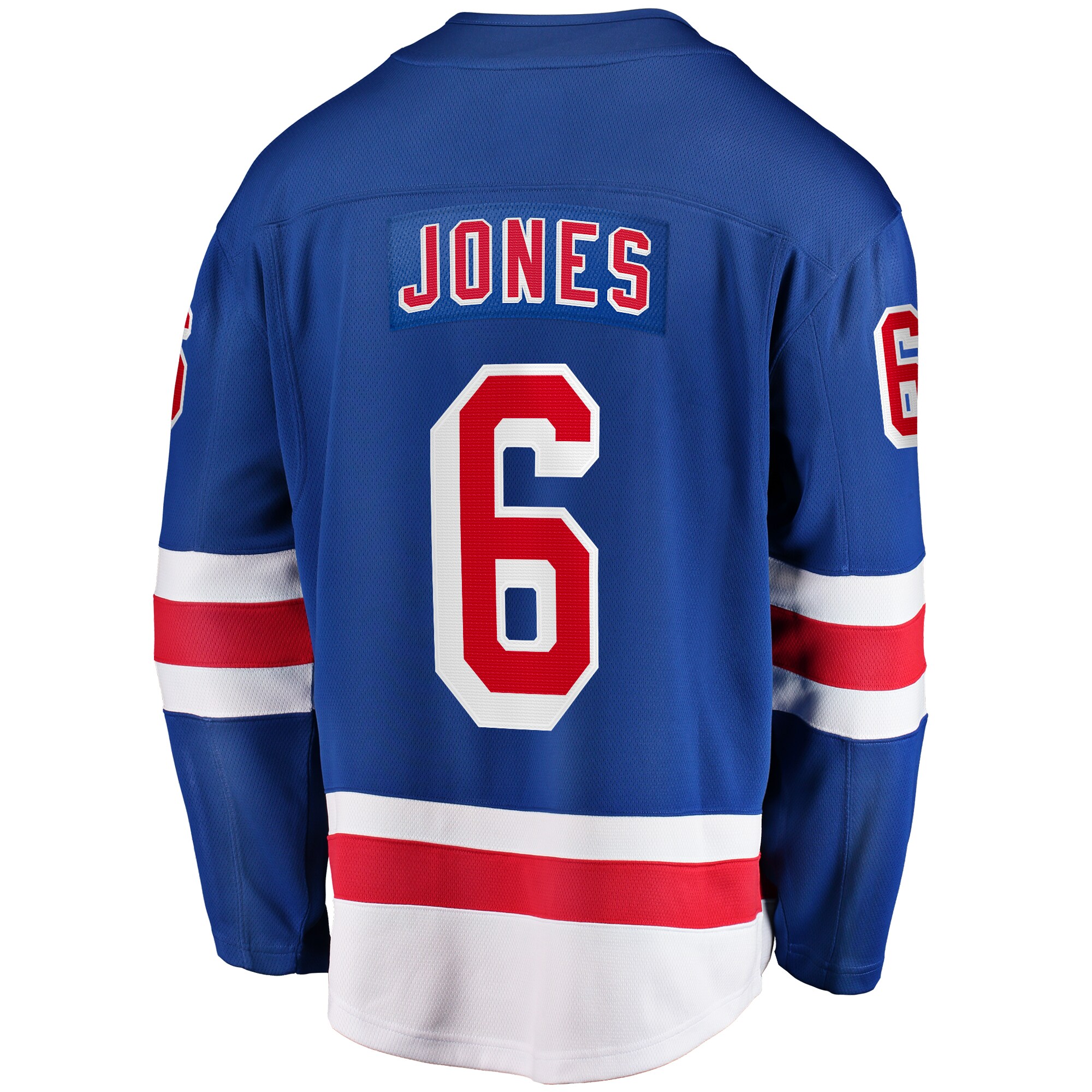 Zac Jones New York Rangers Fanatics Home Premier Breakaway Player Jersey – Blue Clowdercats