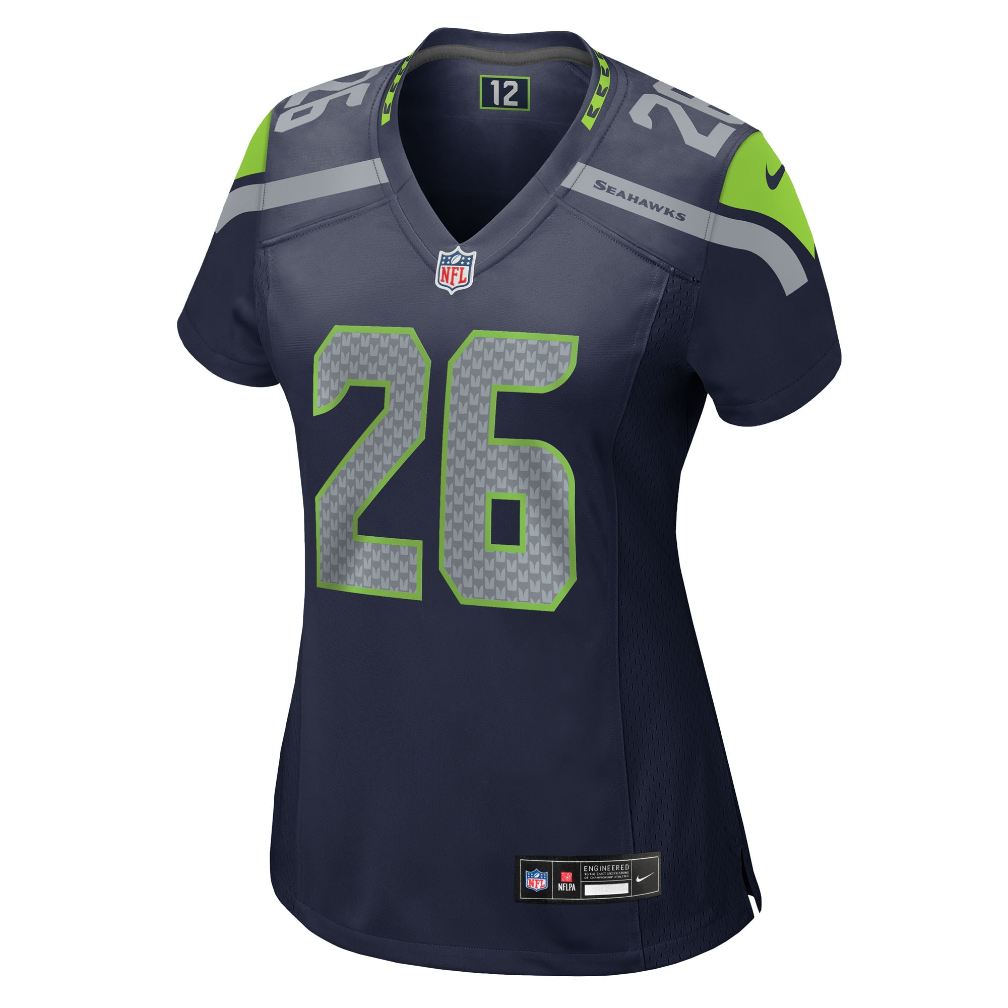 Zach Charbonnet Seattle Seahawks Nike Women’s Team Game Jersey – College Navy Clowdercats