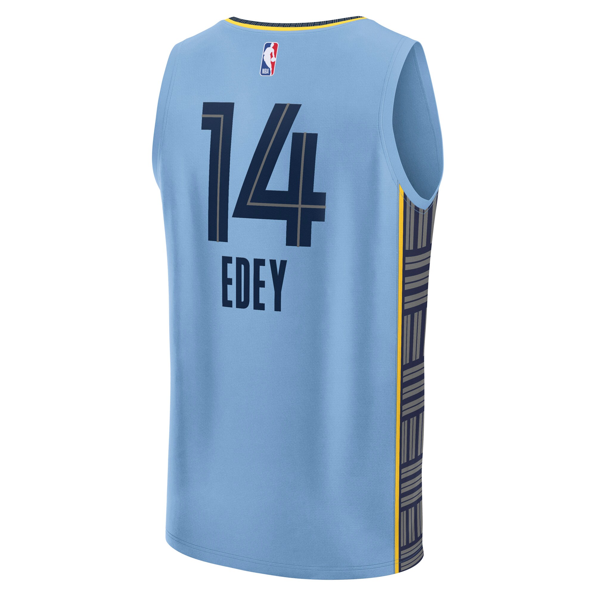 Zach Edey Memphis Grizzlies Fanatics Fast Break Replica Player Jersey – Statement Edition – Light Blue Clowdercats
