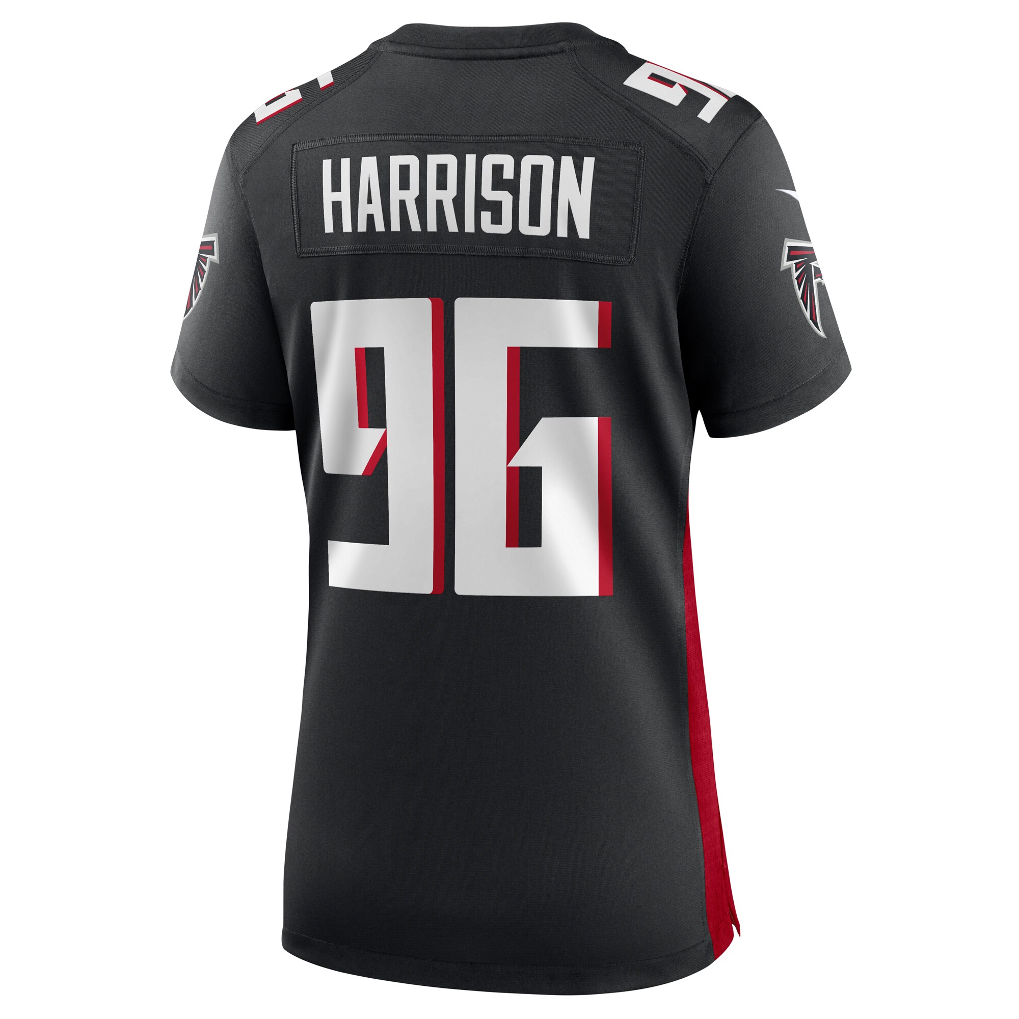 Zach Harrison Atlanta Falcons Nike Women’s Team Game Jersey – Black Clowdercats