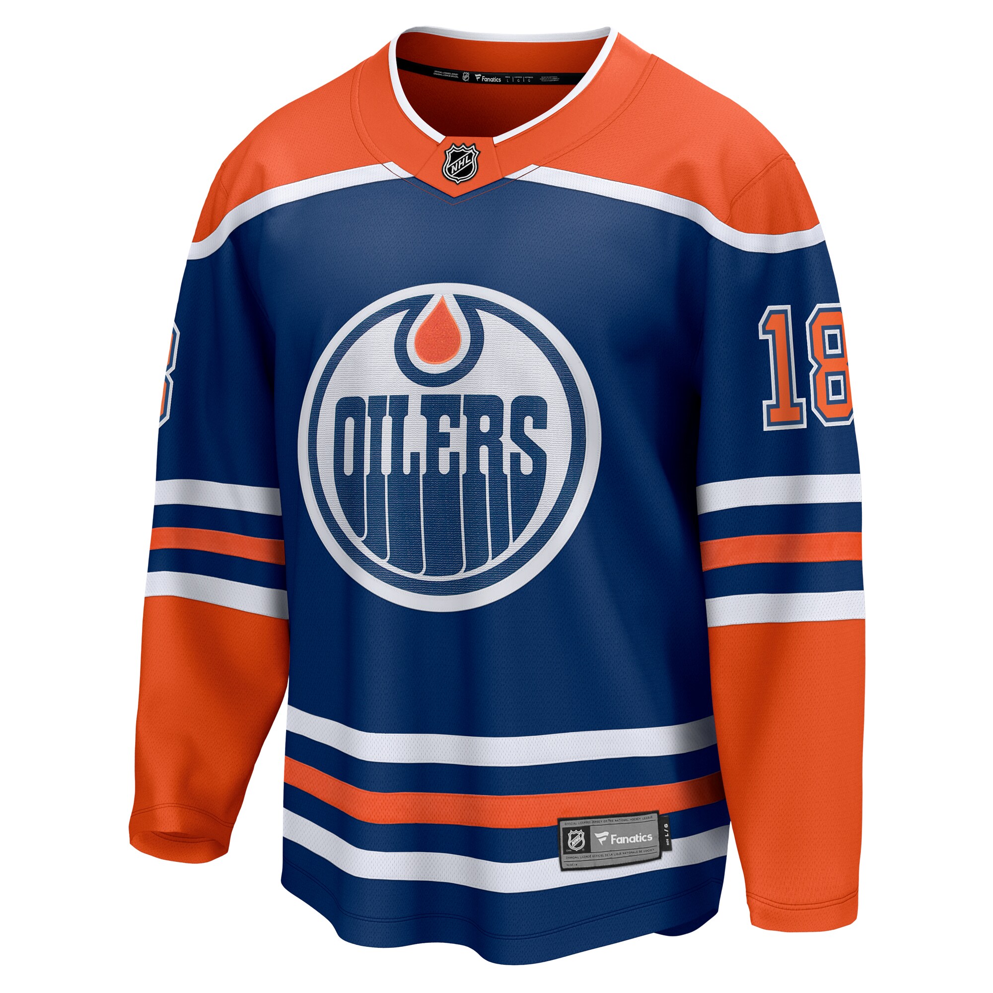 Zach Hyman Edmonton Oilers Fanatics Home Breakaway Player Jersey – Royal Clowdercats