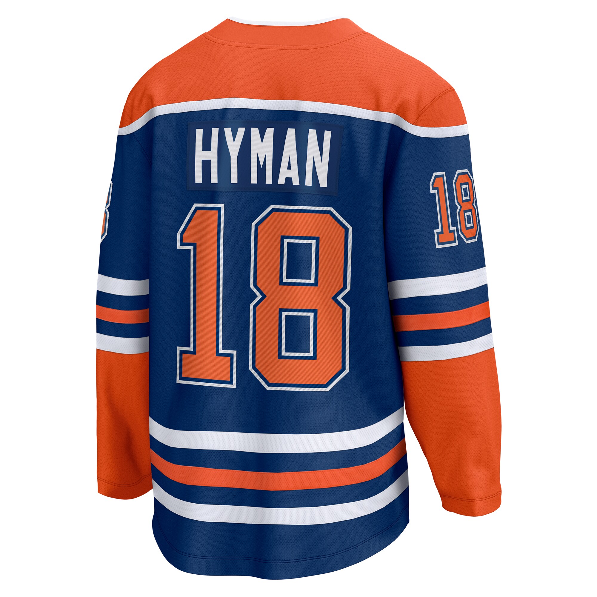 Zach Hyman Edmonton Oilers Fanatics Home Breakaway Player Jersey – Royal Clowdercats