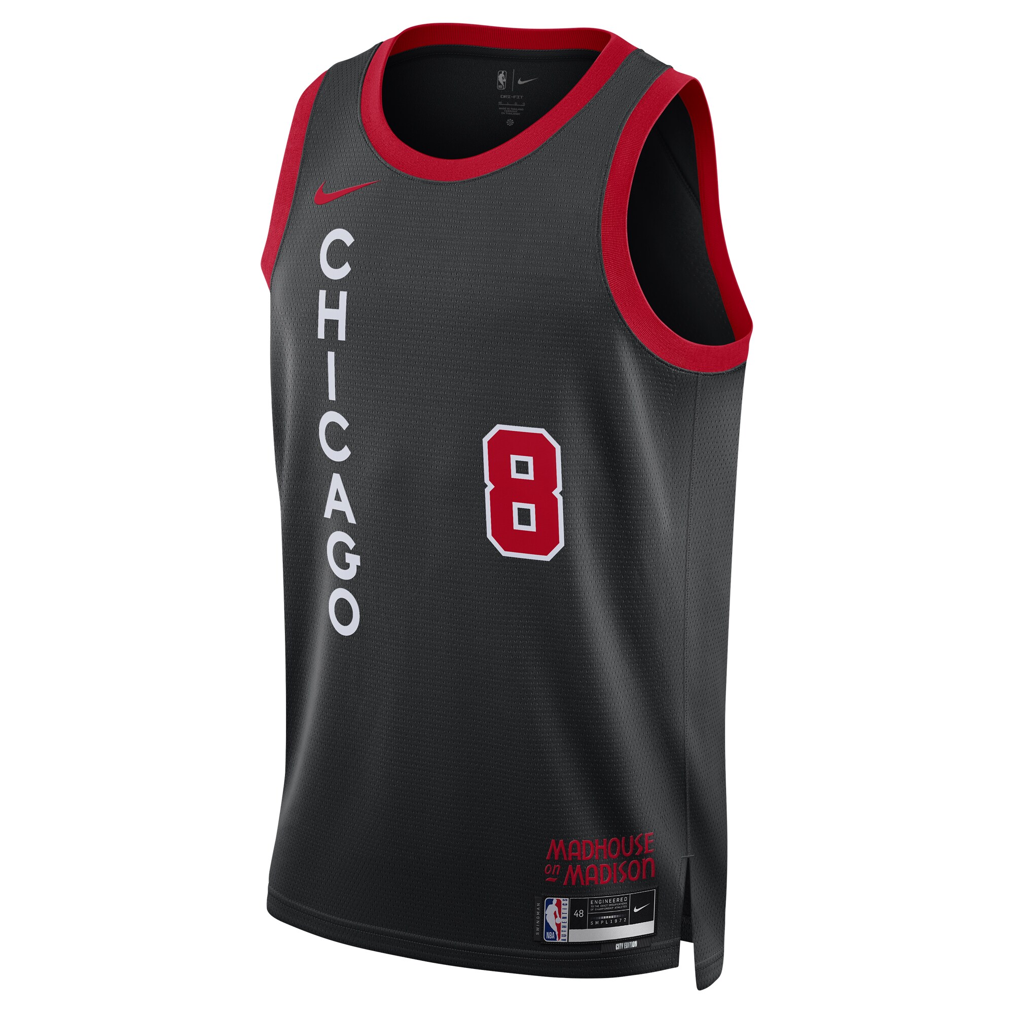 Zach LaVine Chicago Bulls Nike Unisex 2023/24 Swingman Jersey – Black – City Edition Clowdercats