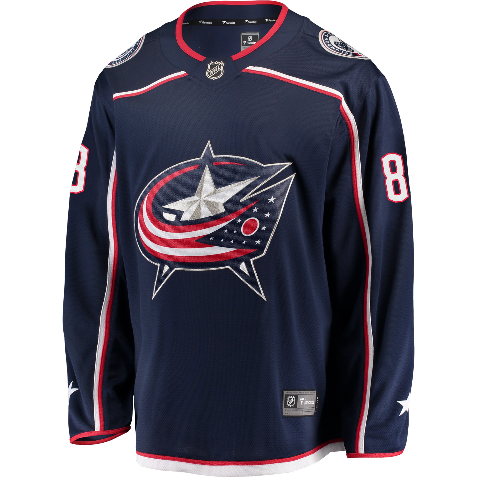 Zach Werenski Columbus Blue Jackets Fanatics Breakaway Jersey – Navy Clowdercats