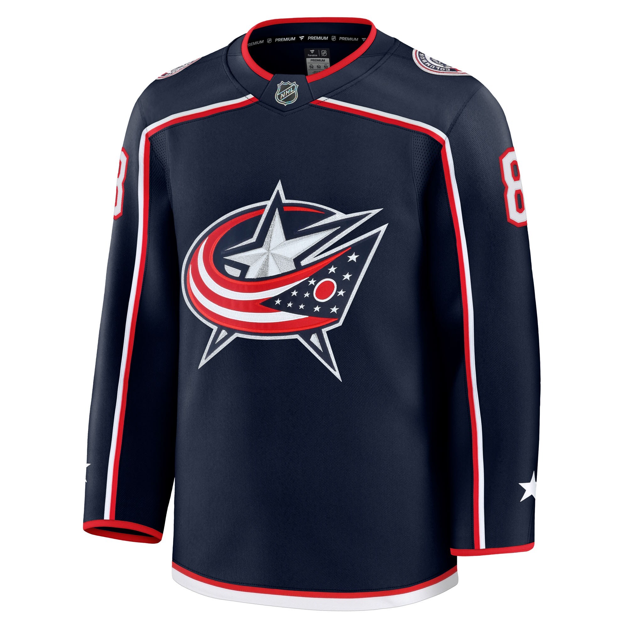 Zach Werenski Columbus Blue Jackets Fanatics Home Premium Jersey – Navy Clowdercats