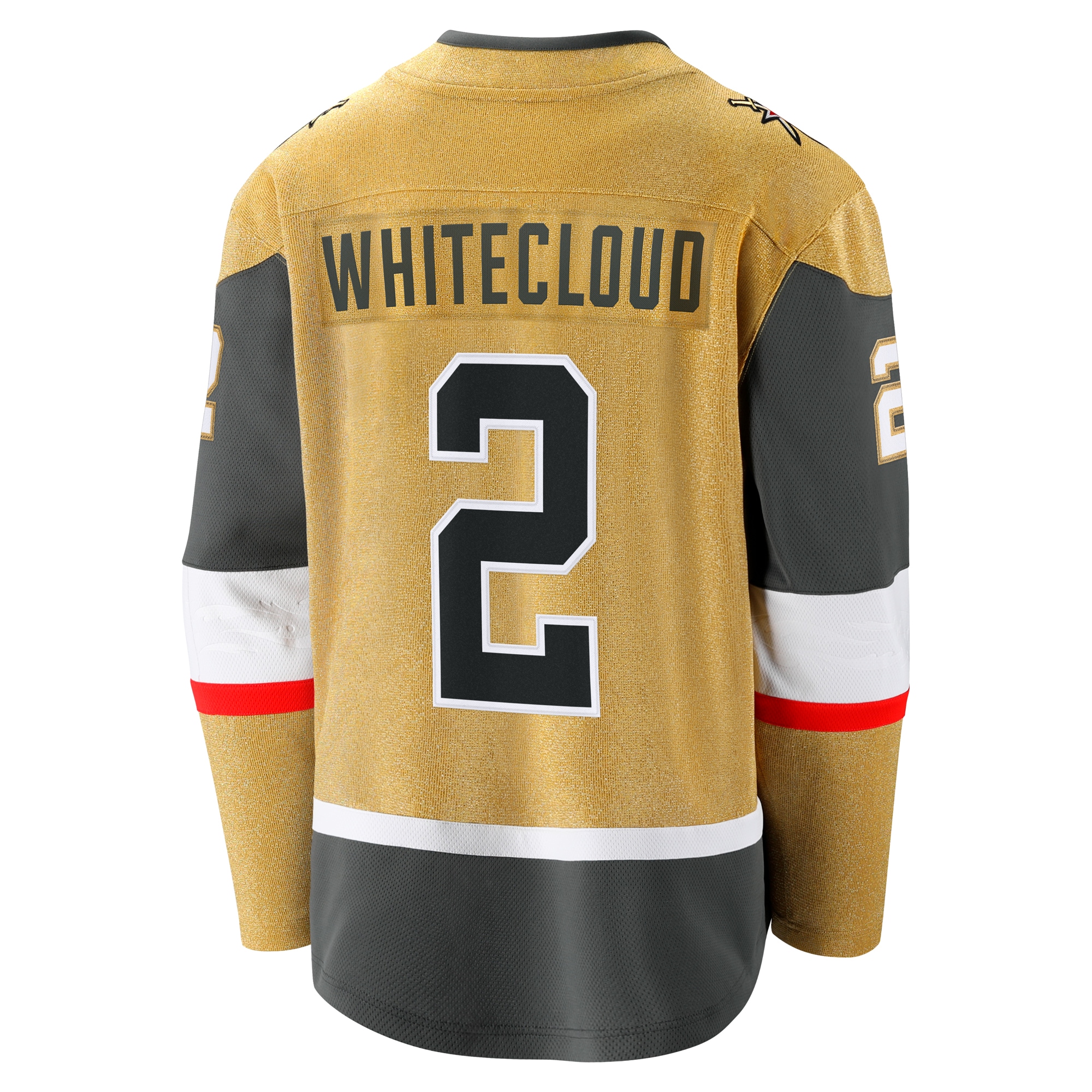 Zach Whitecloud Vegas Golden Knights Fanatics Home Breakaway Jersey – Gold Clowdercats