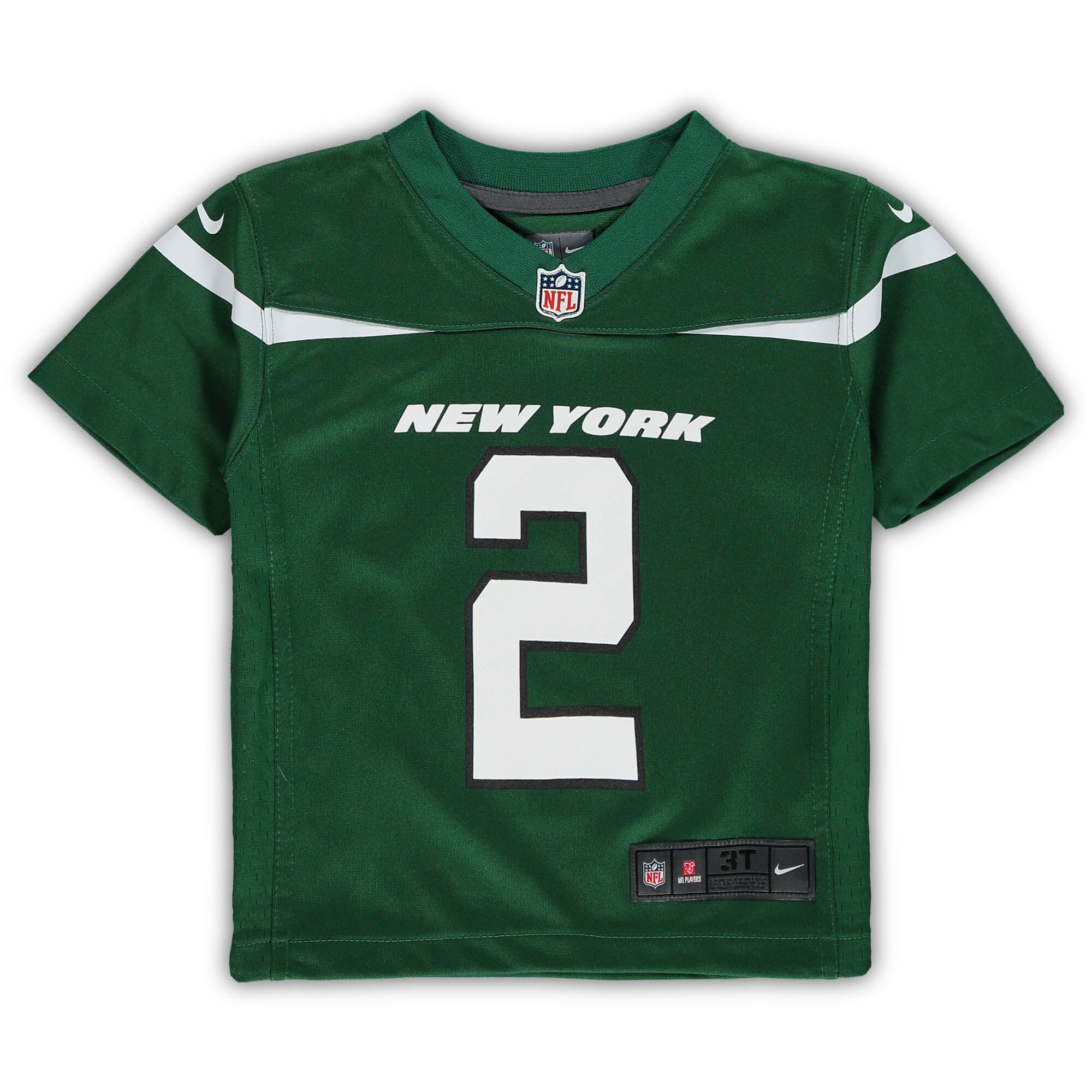 Zach Wilson New York Jets Nike Toddler Game Jersey – Green Clowdercats