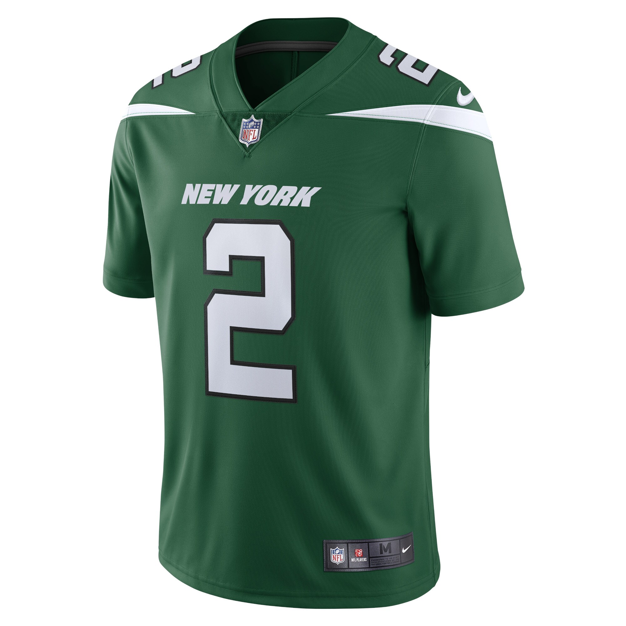 Zach Wilson New York Jets Nike Vapor Limited Jersey – Gotham Green Clowdercats