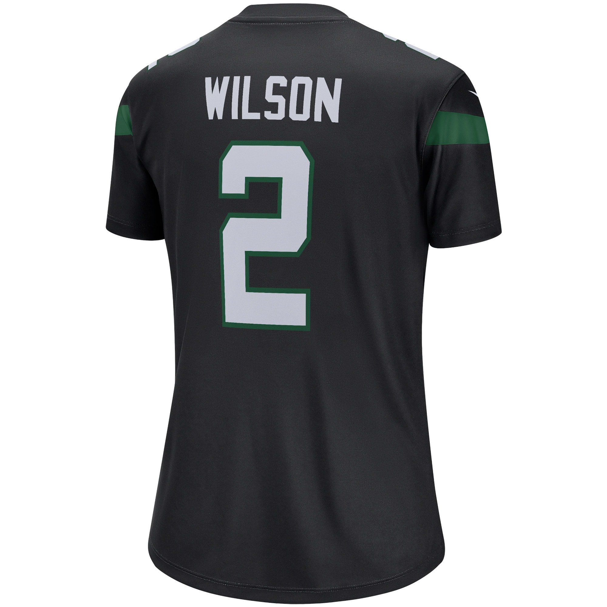 Zach Wilson New York Jets Nike Women’s Color Rush Legend Performance Jersey – Black Clowdercats