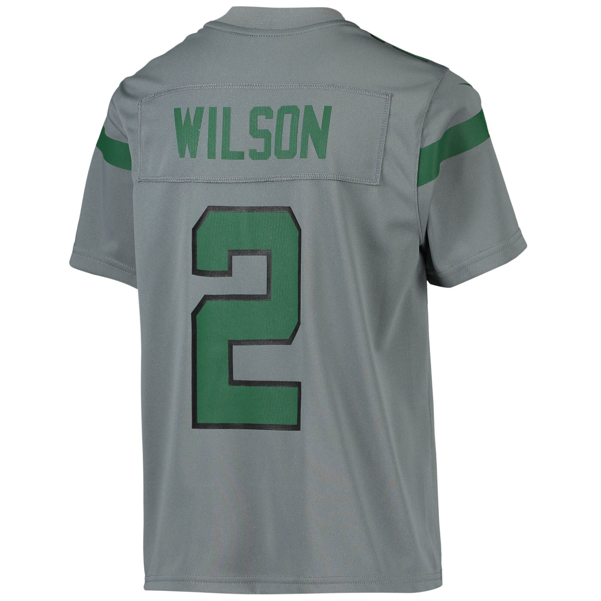Zach Wilson New York Jets Nike Youth Inverted Team Game Jersey – Gray Clowdercats