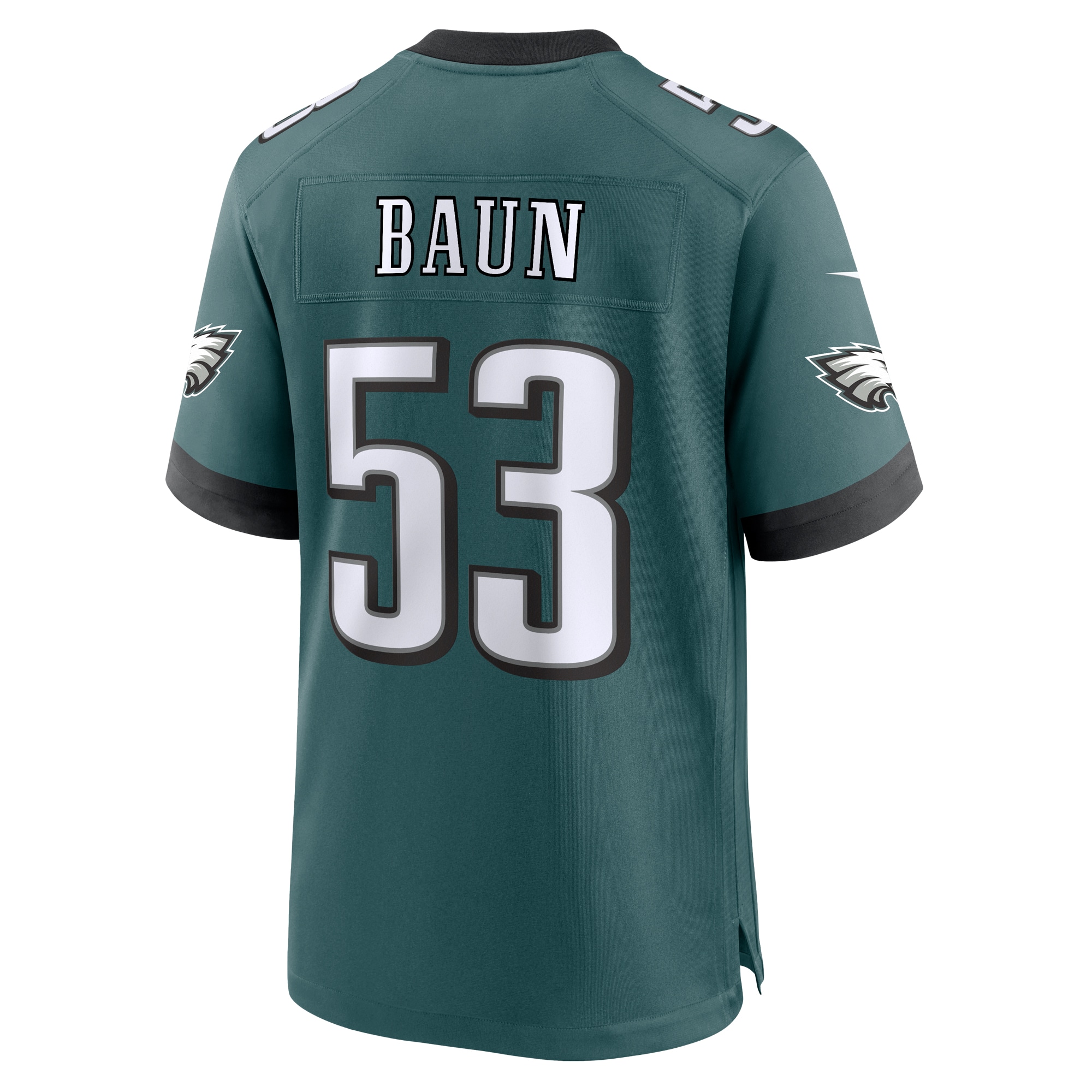 Zack Baun Philadelphia Eagles Nike Game Jersey – Midnight Green Clowdercats