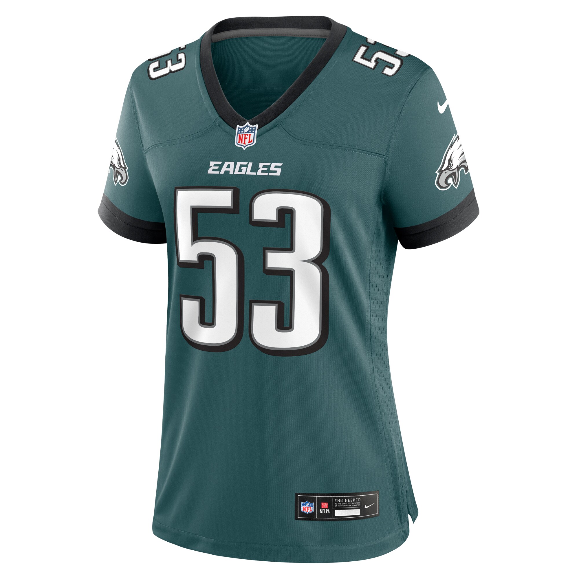 Zack Baun Philadelphia Eagles Nike Women’s Game Jersey – Midnight Green Clowdercats