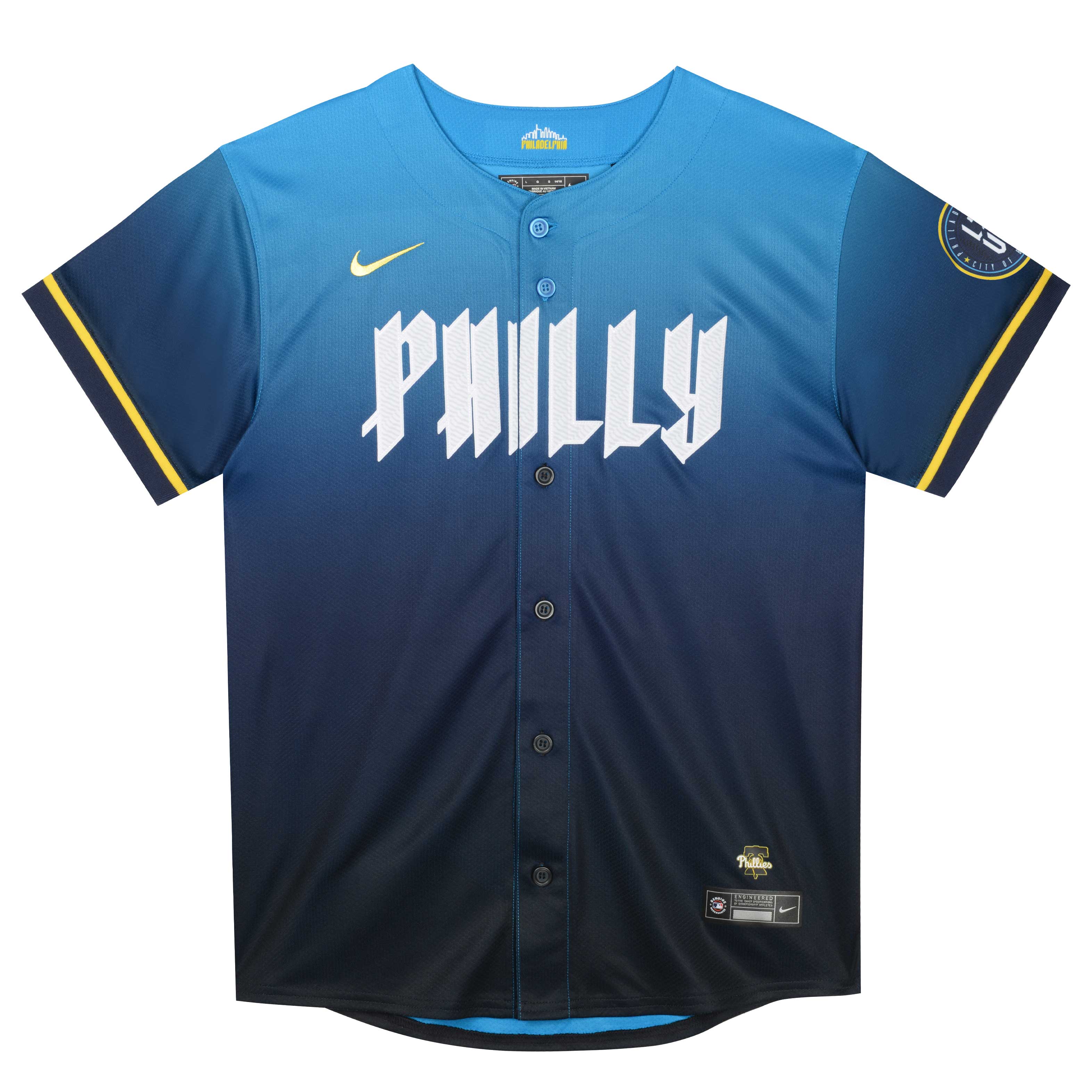 Zack Wheeler Philadelphia Phillies Nike Preschool 2024 City Connect Limited Player Jersey – Blue