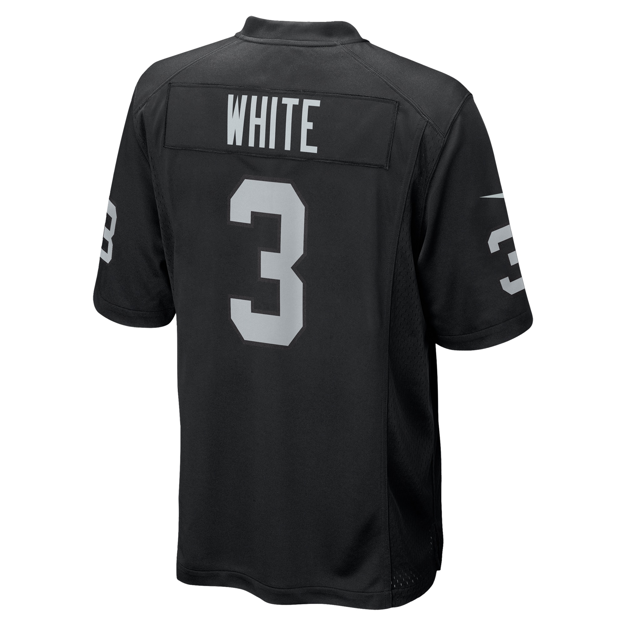 Zamir White Las Vegas Raiders Nike Team Game Jersey – Black Clowdercats