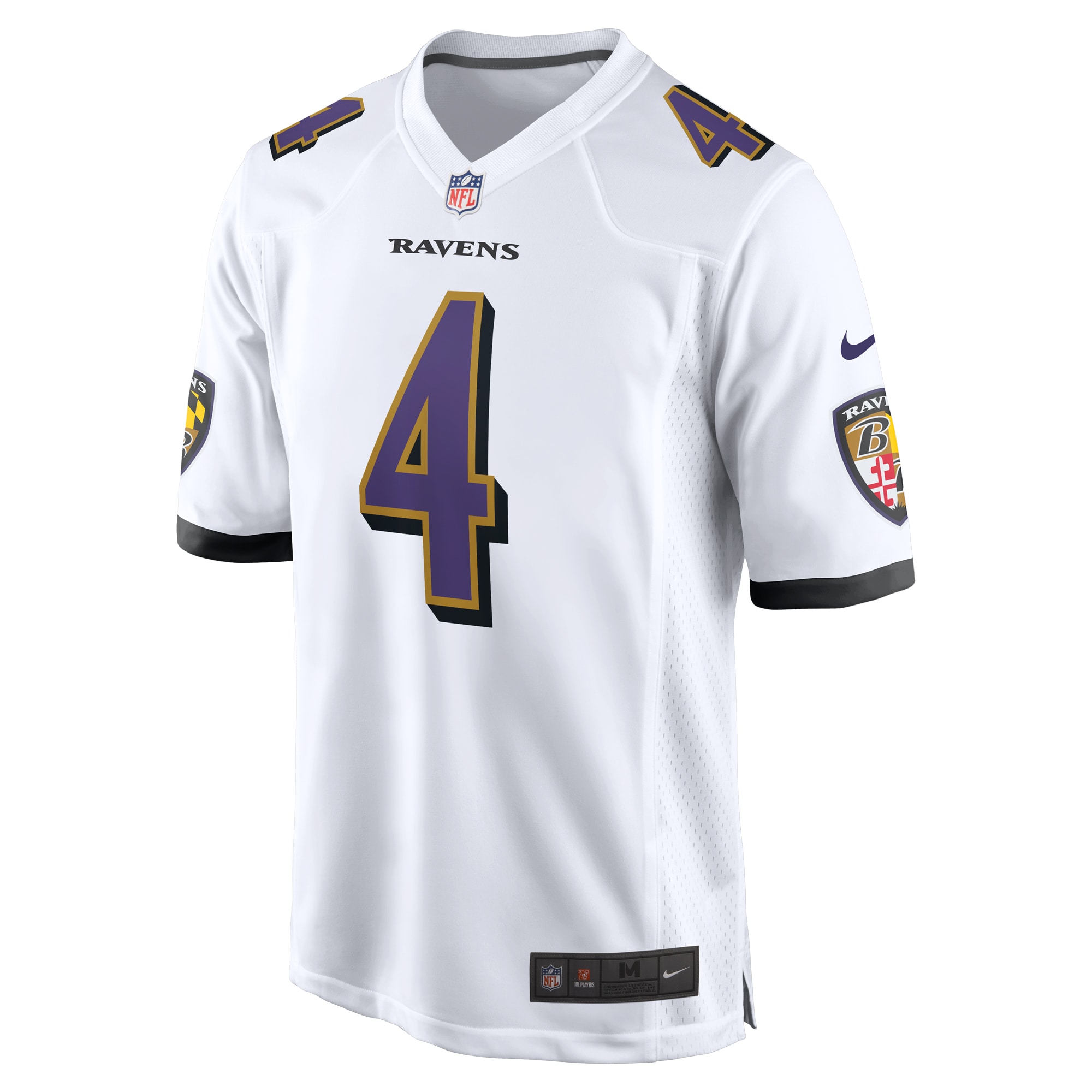 Zay Flowers Baltimore Ravens Nike Game Jersey – White Clowdercats