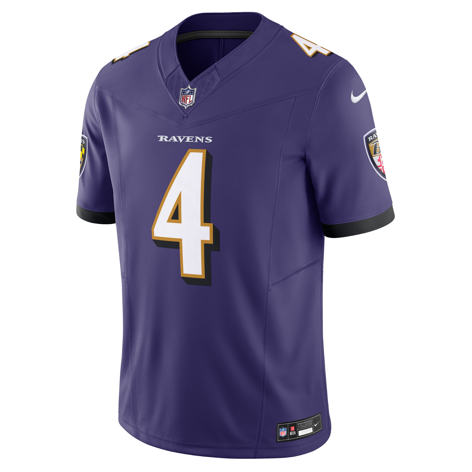 Zay Flowers Baltimore Ravens Nike Vapor F.U.S.E. Limited Jersey – Purple Clowdercats