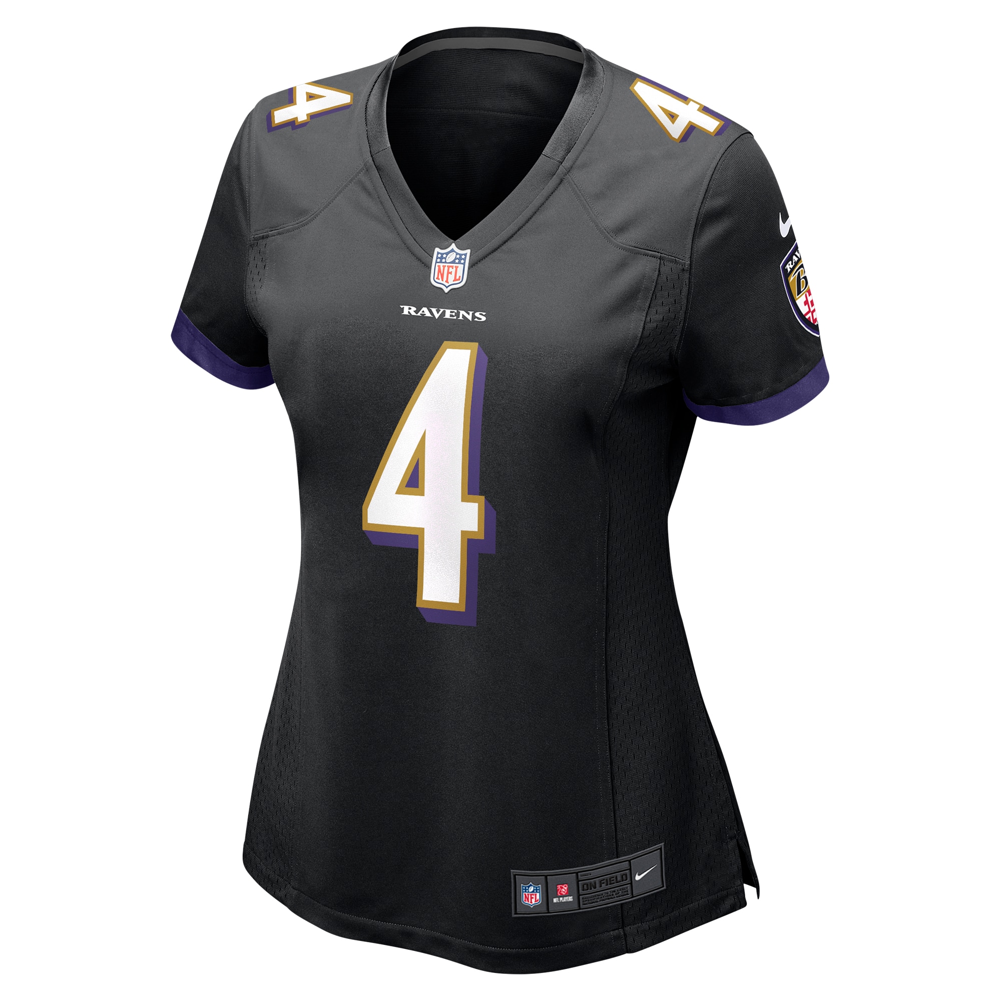 Zay Flowers Baltimore Ravens Nike Women’s Alternate Game Jersey – Black Clowdercats