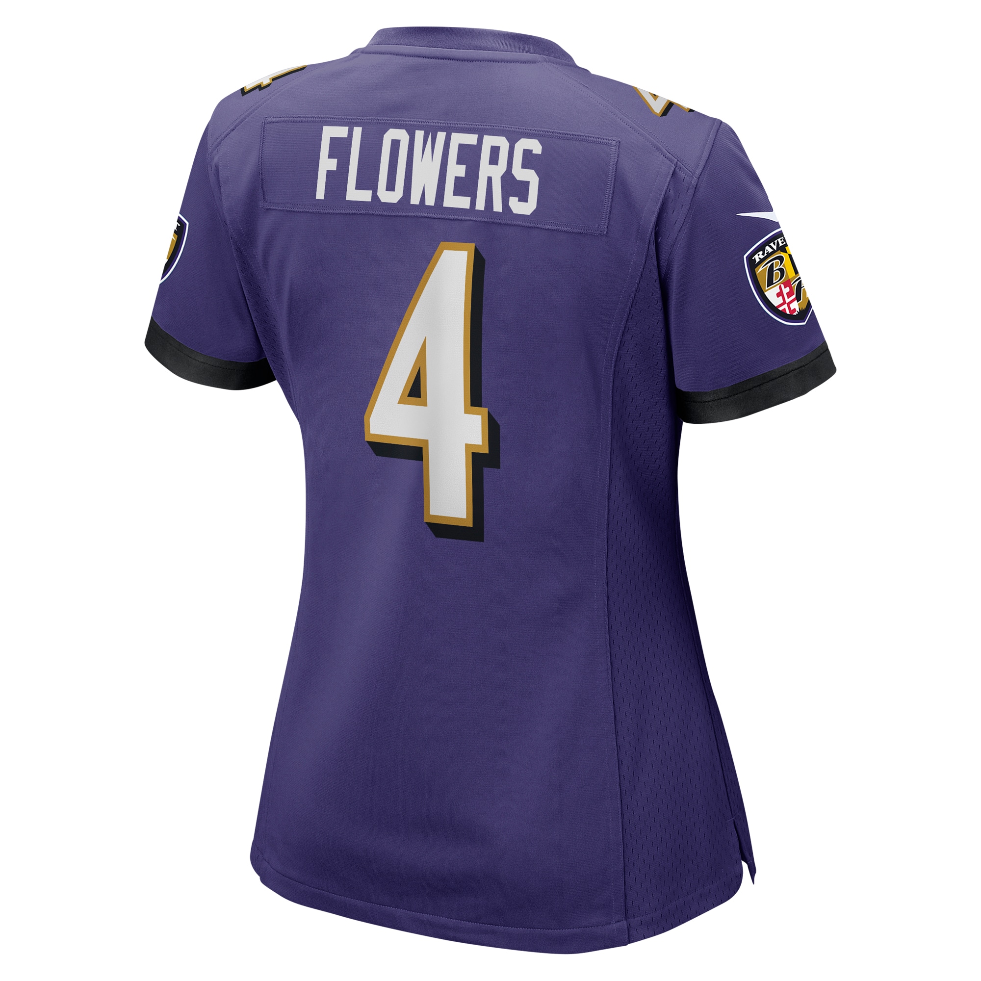 Zay Flowers Baltimore Ravens Nike Women’s Team Game Jersey – Purple Clowdercats