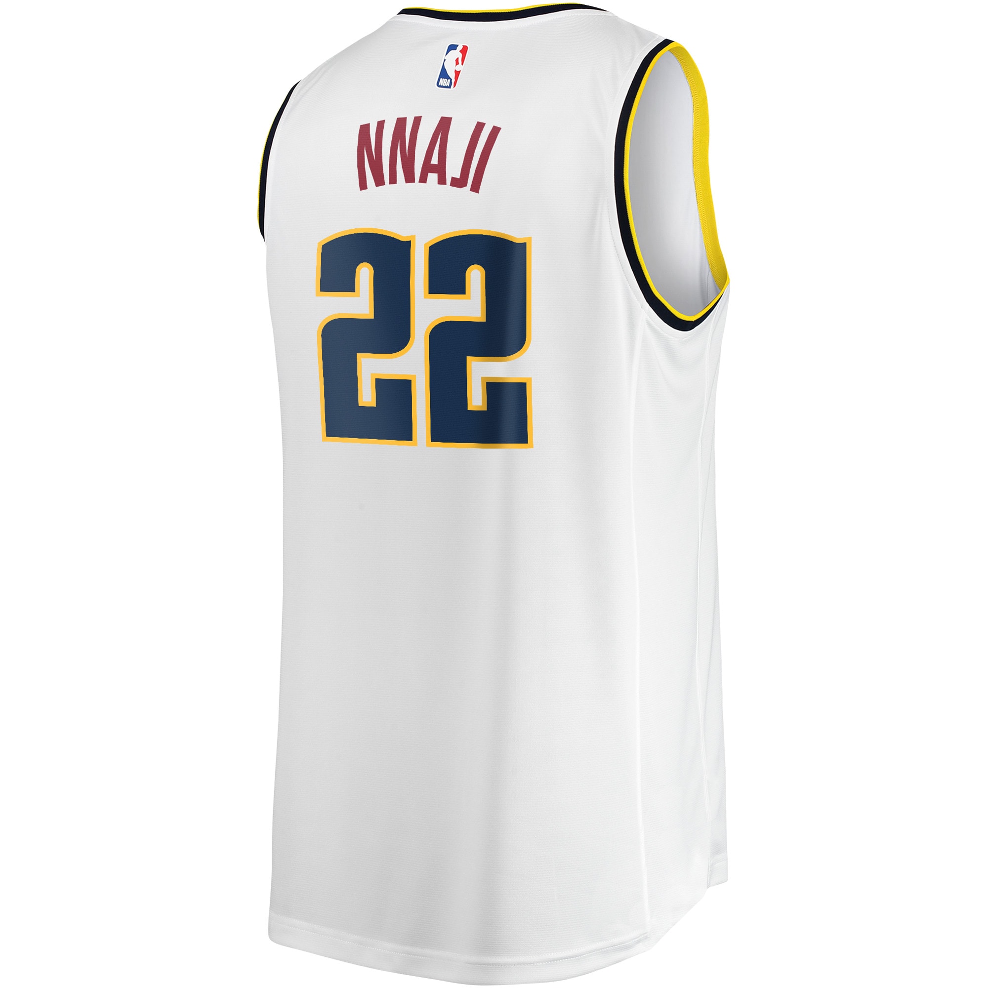 Zeke Nnaji Denver Nuggets Fanatics Fast Break Player Jersey – Association Edition – White Clowdercats
