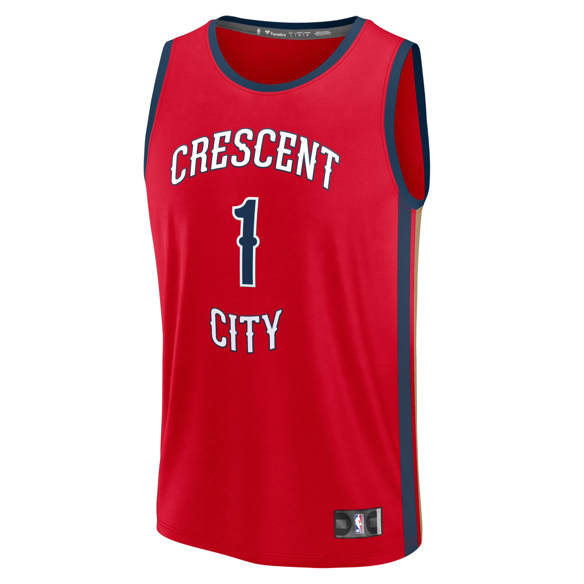 Zion Williamson New Orleans Pelicans Fanatics Fast Break Replica Jersey – Statement Edition – Red Clowdercats