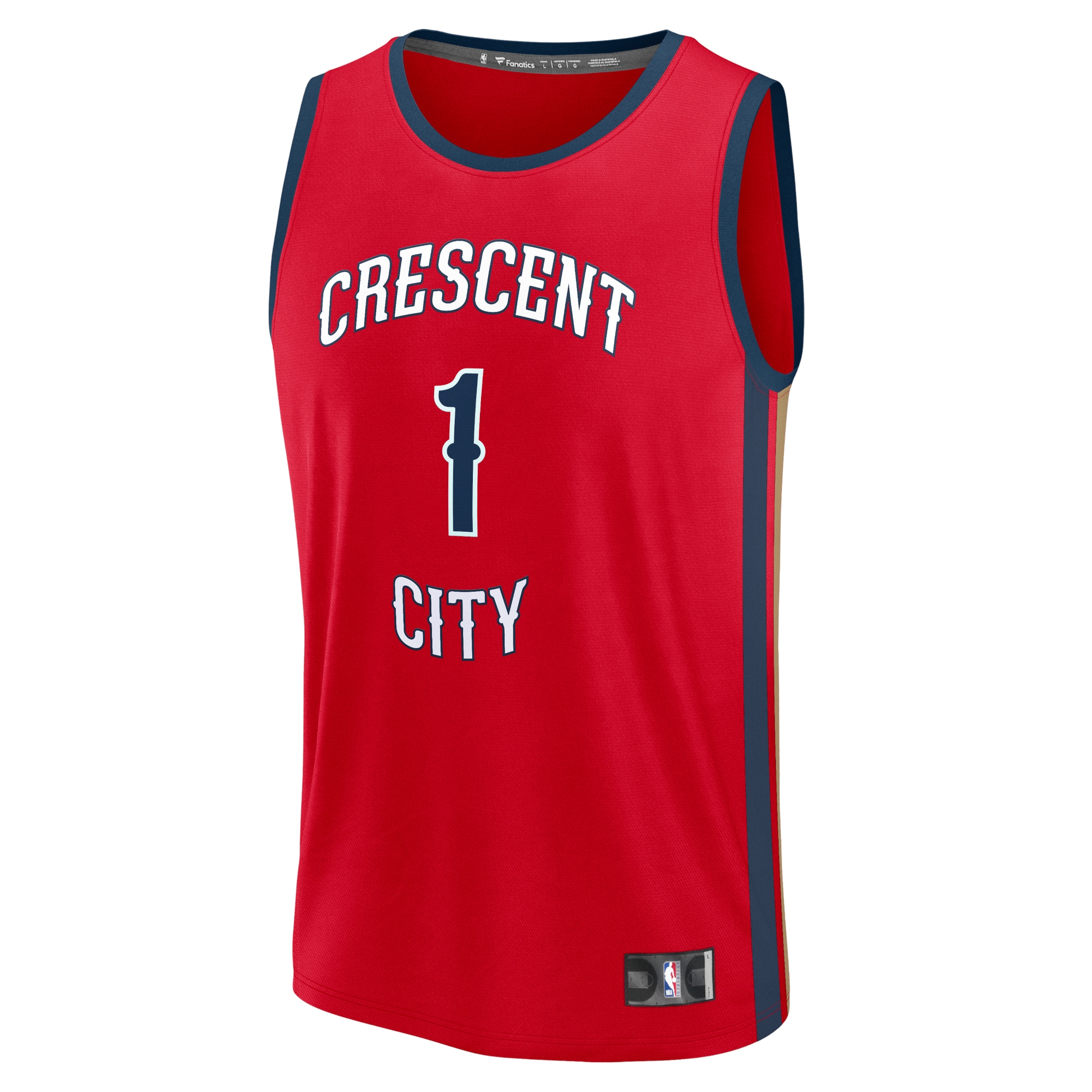 Zion Williamson New Orleans Pelicans Fanatics Fast Break Replica Player Jersey – Statement Edition – Red Clowdercats